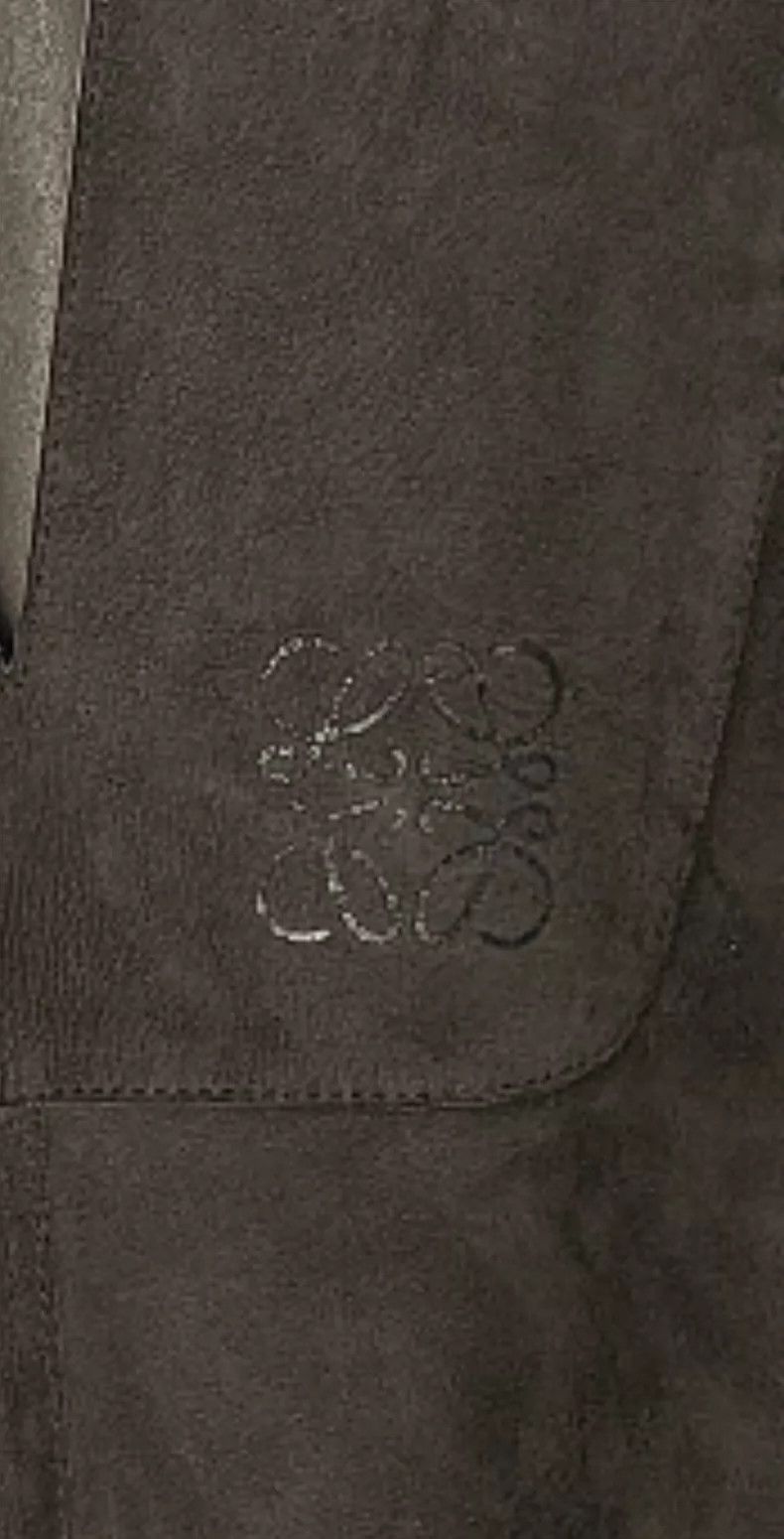 Loewe LOEWE A full leather coat with a logo on the chest Size S / US 4 / IT 40 - 5 Thumbnail