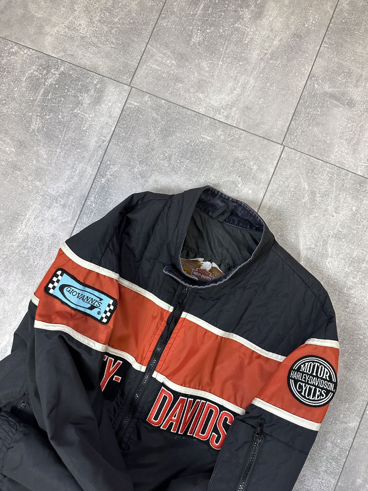 Vintage Men’s vintage Harley Davidson moto jacket Size US XL / EU 56 / 4 - 7 Thumbnail