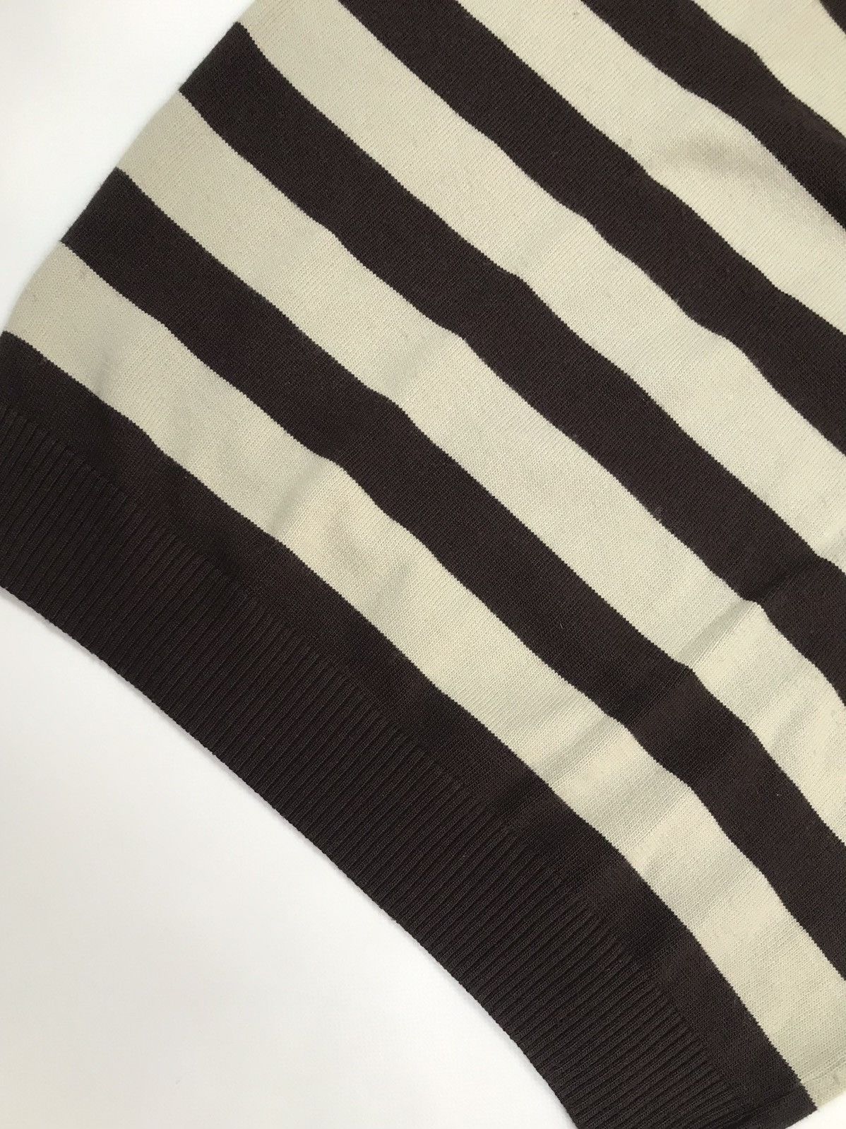 Lacoste × Vintage Mens Vintage Lacoste Stripped Knit Sweater Size US L / EU 52-54 / 3 - 4 Thumbnail