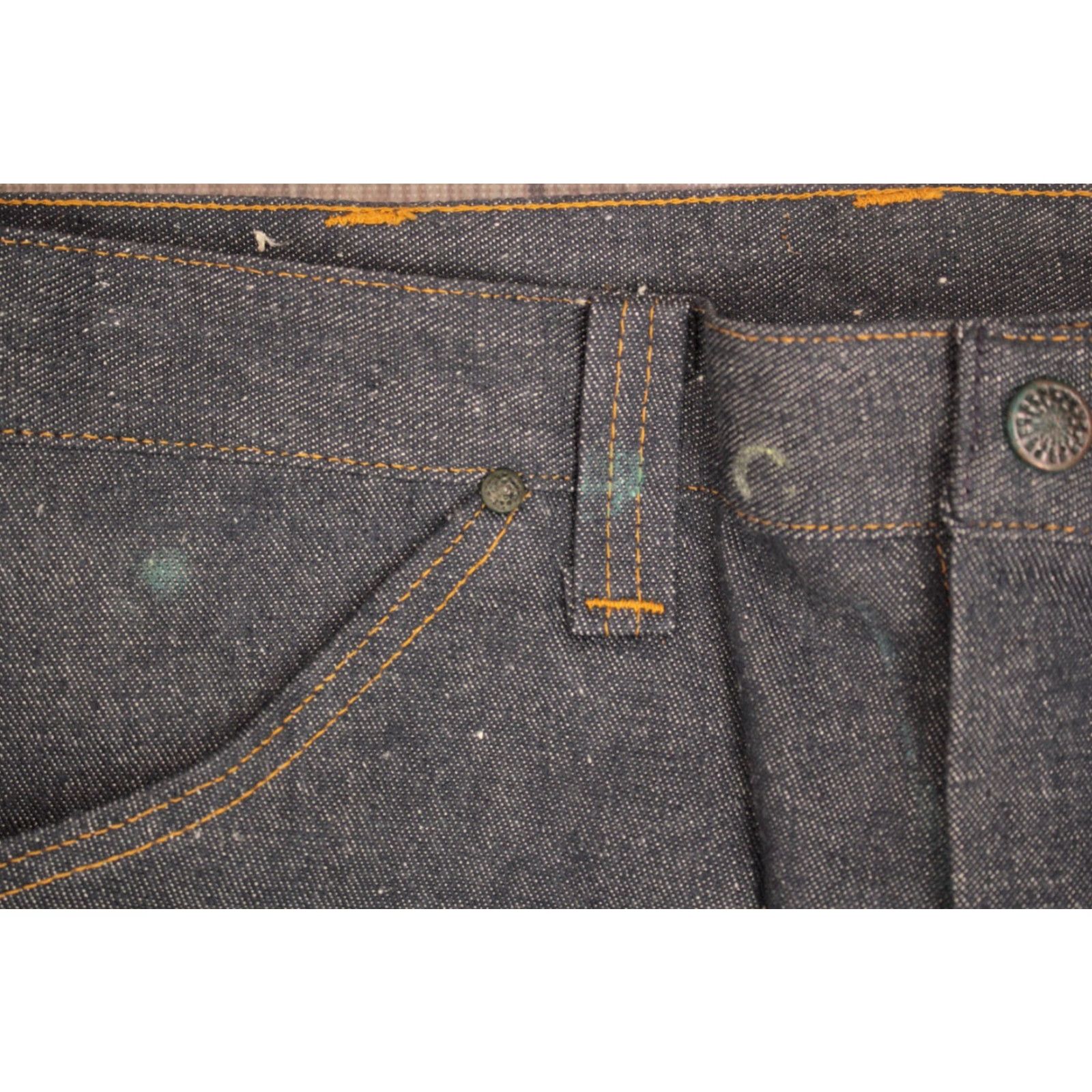 Vintage VINTAGE Stephens Jeans Flare 31x34.5 70s NOS 1970s Blue Cotton Cotton Original Jeans Mens Size US 31 - 7 Thumbnail