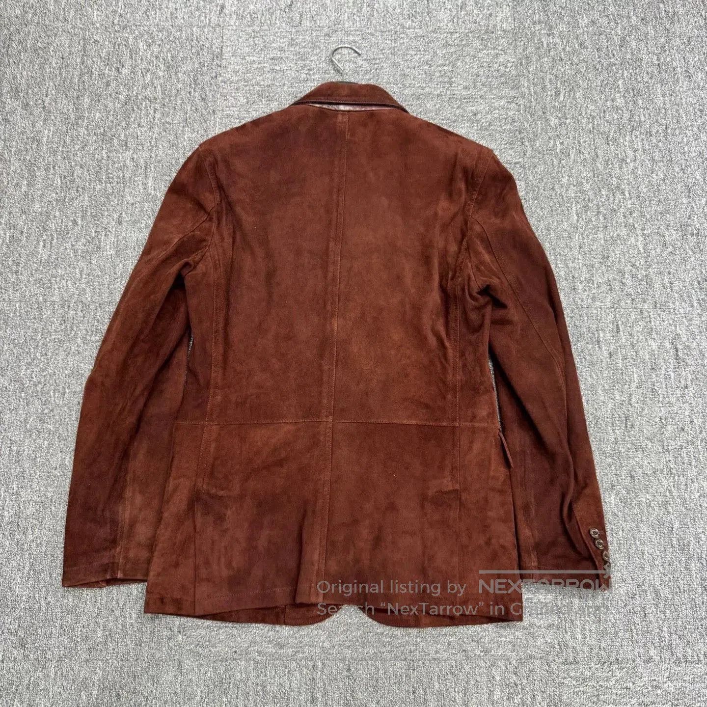 Ermenegildo Zegna Ermenegildo Zegna Suede Blazer Jacket. Size US L / EU 52-54 / 3 - 2 Thumbnail