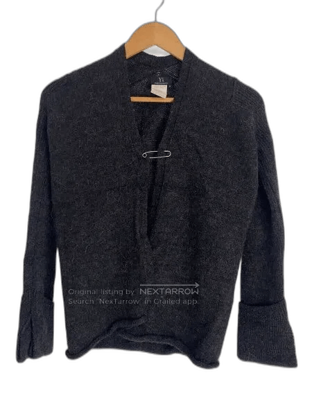 Yohji Yamamoto Yohji Yamamoto Ys Gray Wool Sweater Size US M / EU 48-50 / 2 - 1 Thumbnail