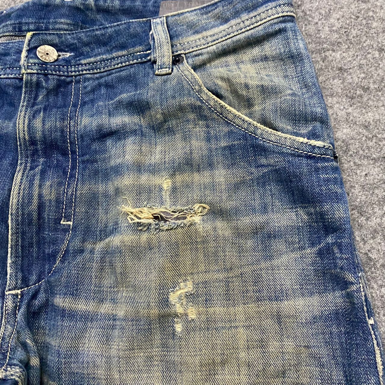 Diesel 💥Best Offer💥Vintage Diesel Industry Distressed Denim Size US 34 / EU 50 - 9 Thumbnail
