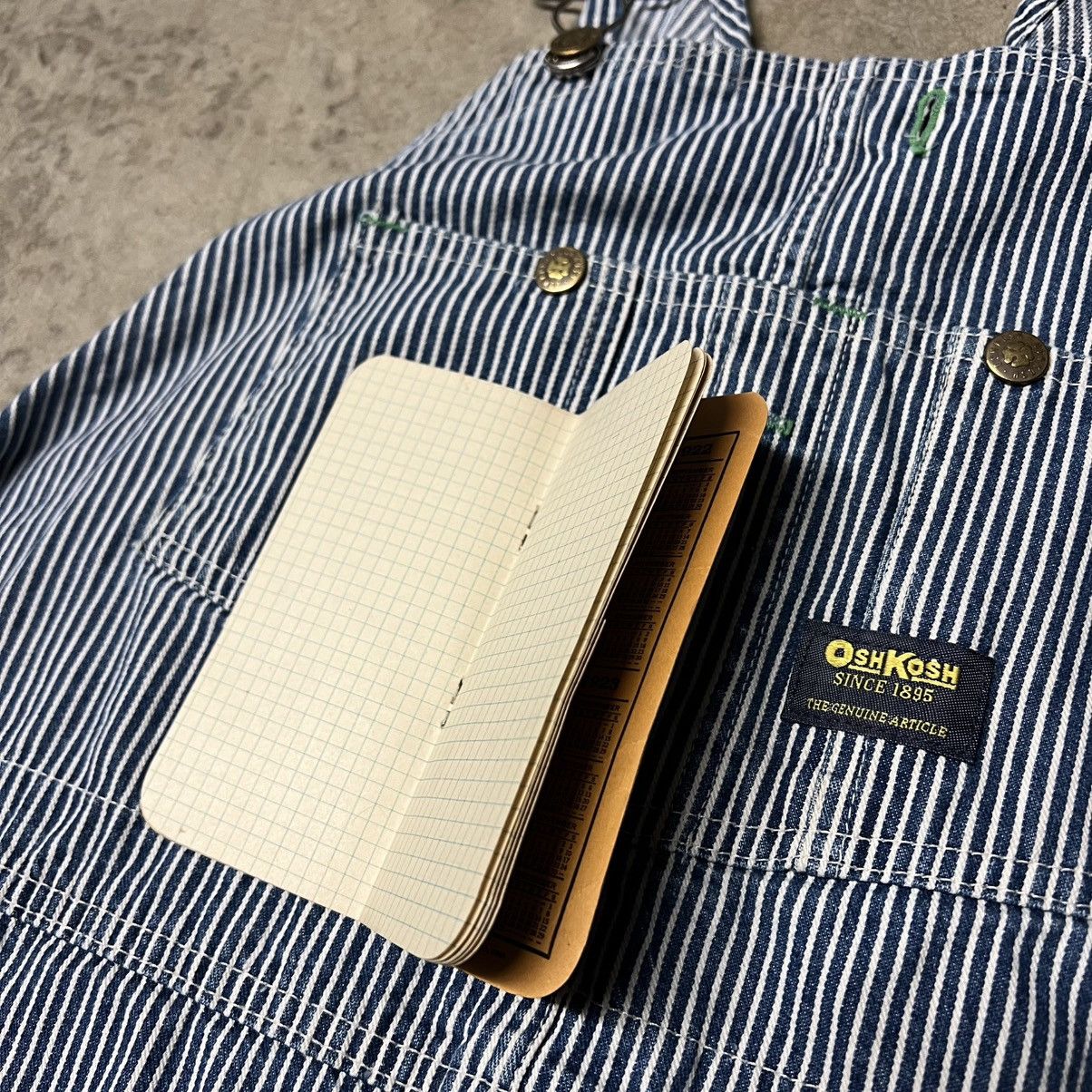 Oshkosh × Vintage Vintage 60’s OshKosh Bgosh Vestbak Hickory Stripe Overalls Size US 44 / EU 60 - 15 Thumbnail