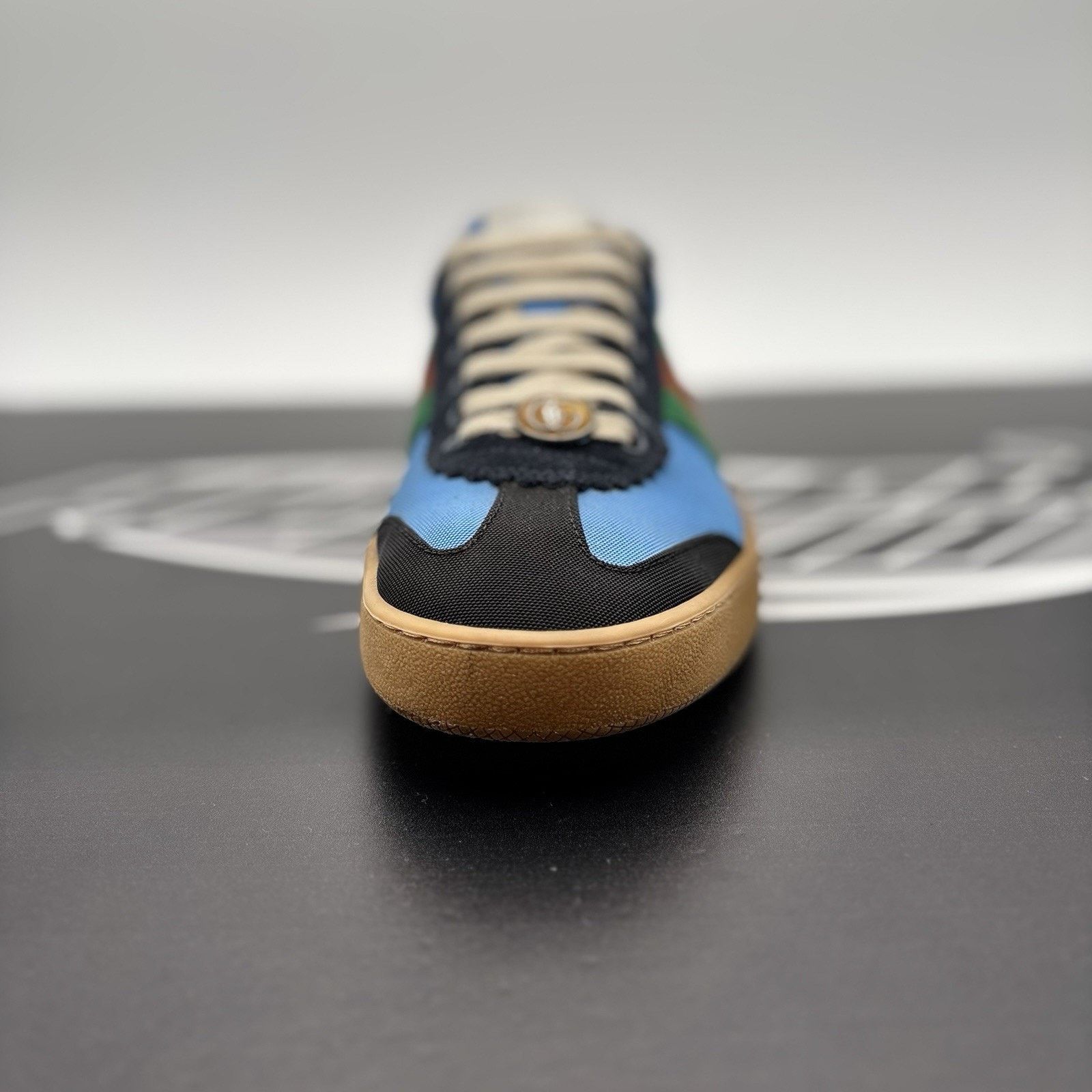 Gucci Gucci Web Accent Nylon ‘ Blue ‘ | GOOD CONDITION! Size US 8.5 / EU 41-42 - 15 Thumbnail