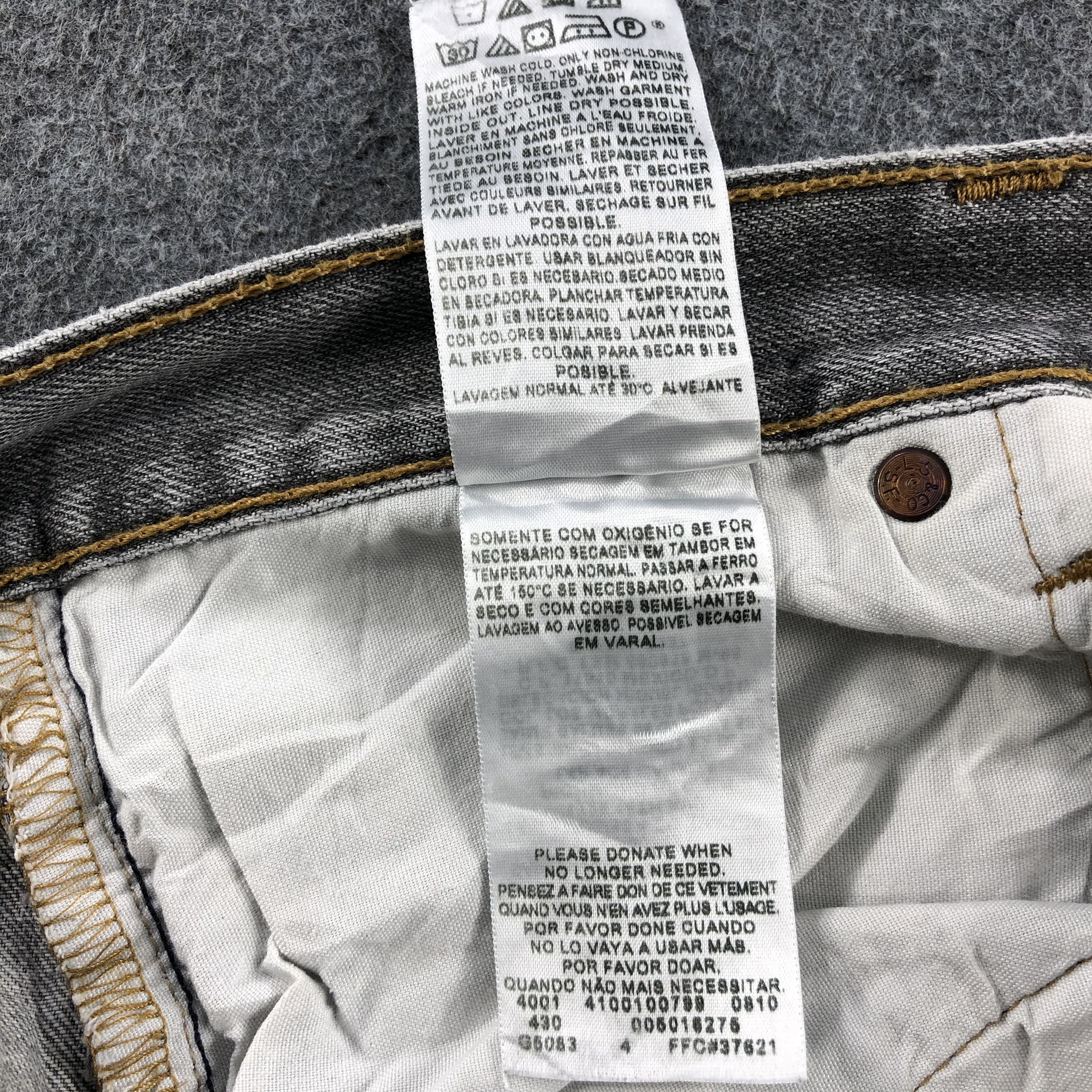 Levi's × Vintage Vintage Y2k Faded Black Levis 501 Jeans-JM1650 Size US 36 / EU 52 - 12 Thumbnail