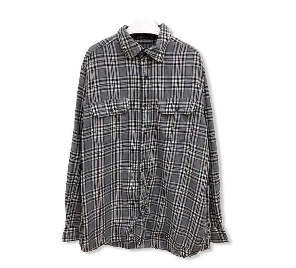 Flannel × Vintage Vintage Faded Glory Plaid Tartan Flannel Shirt 👕 Size US L / EU 52-54 / 3 - 1 Thumbnail