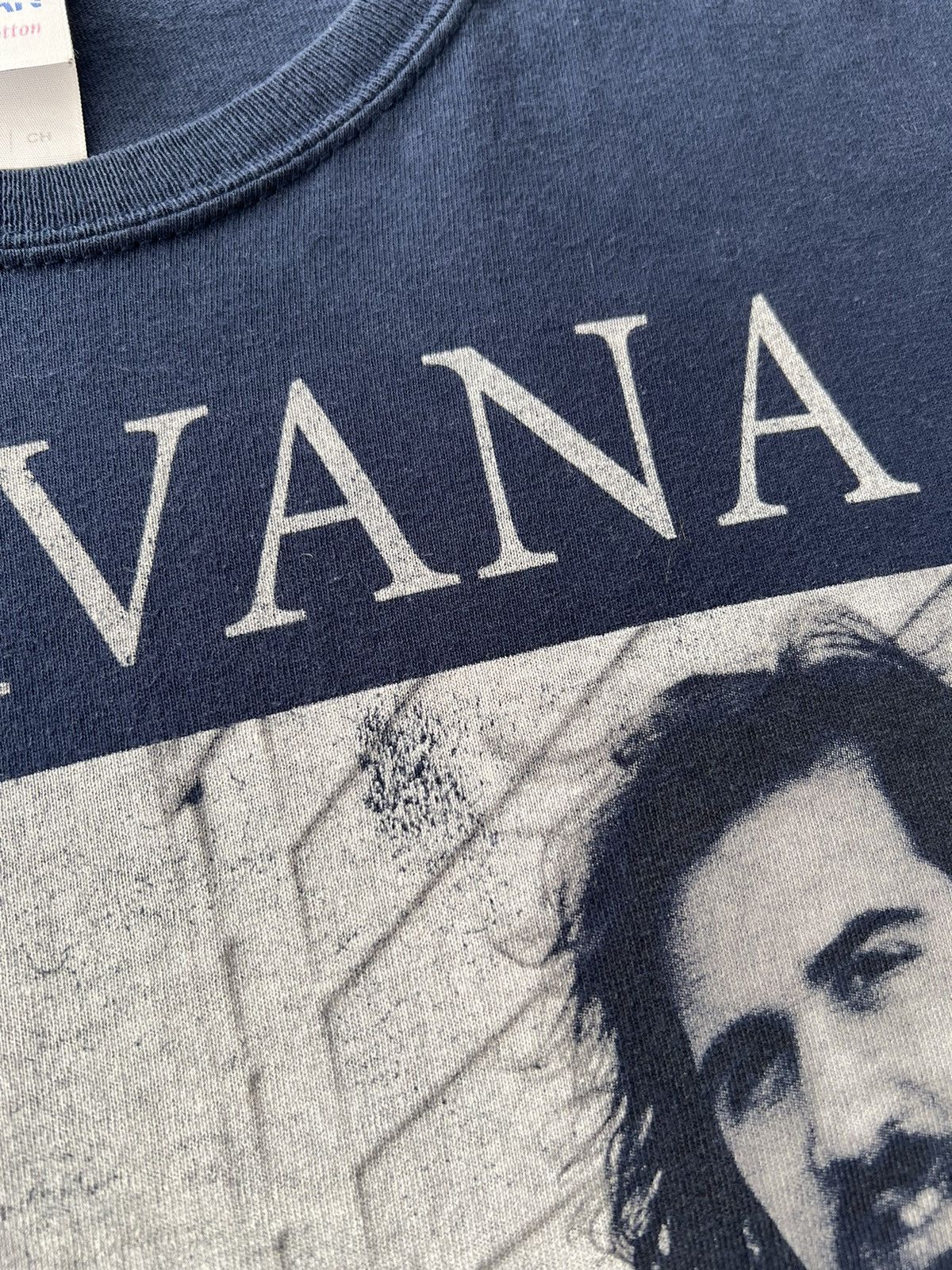 Band Tees Vintage 2013 Nirvana Grunge Rock Band Navy T-shirt Size US S / EU 44-46 / 1 - 6 Thumbnail