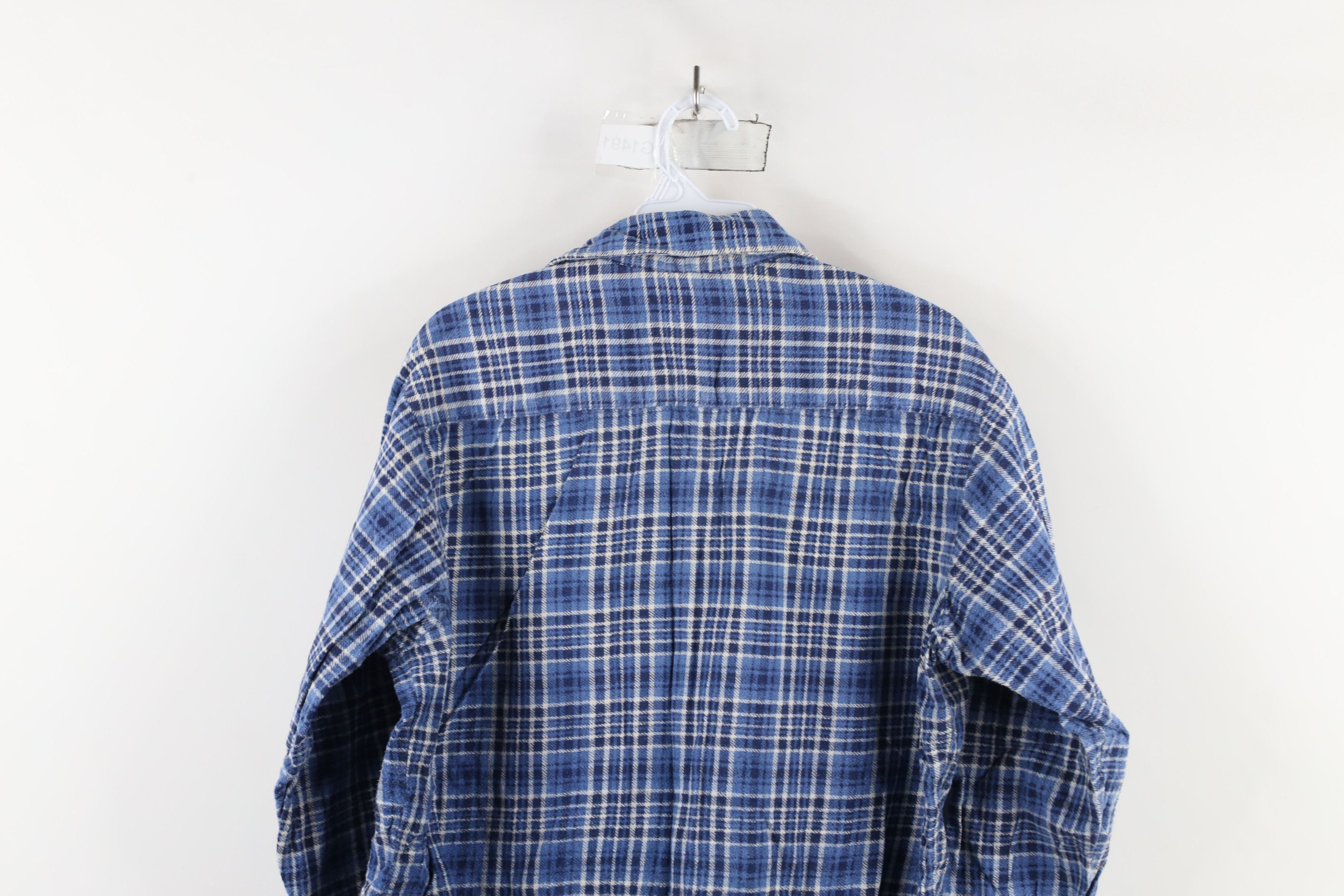 Dickies × Vintage Vintage 70s Dickies Flannel Collared Button Shirt Plaid USA Size US M / EU 48-50 / 2 - 10 Thumbnail