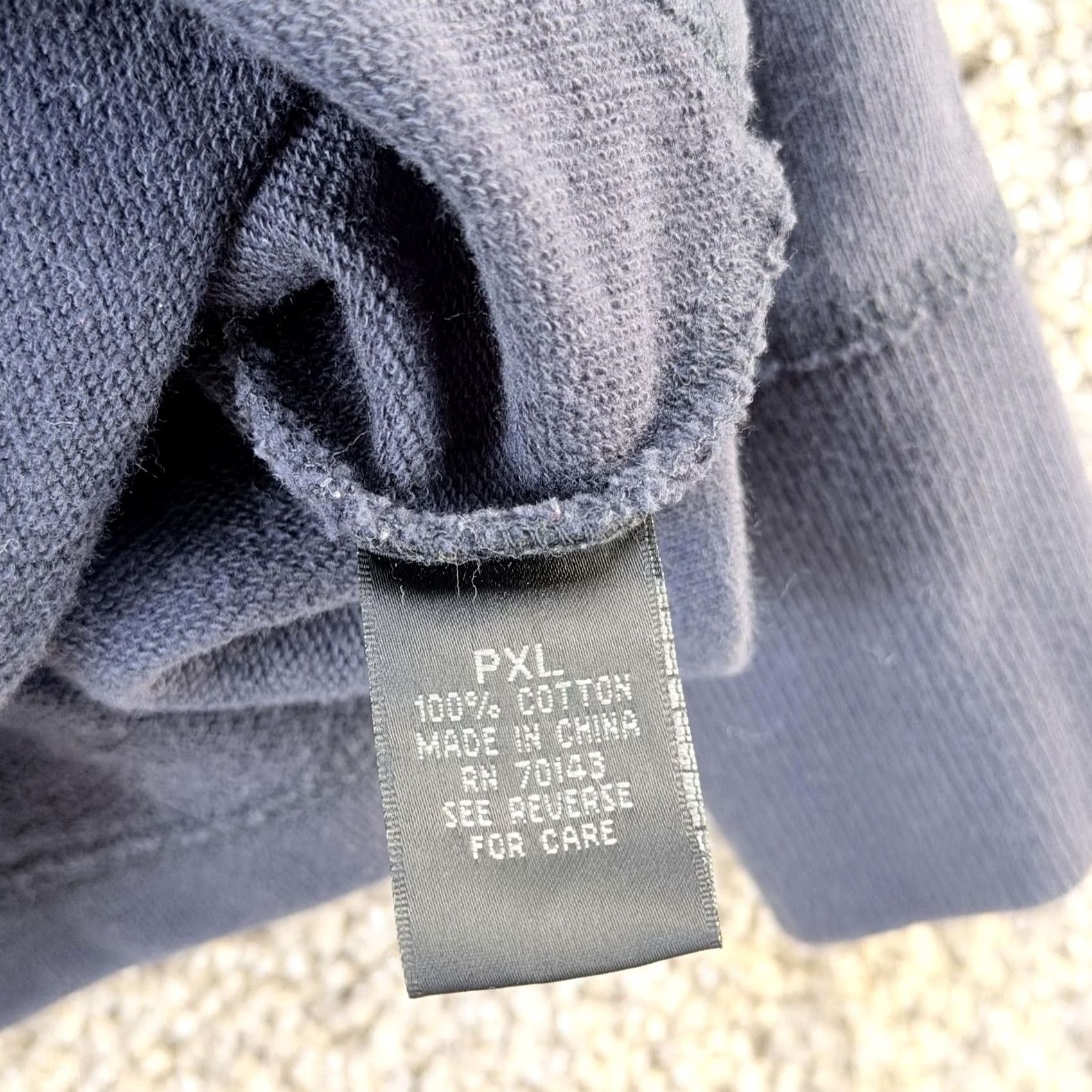 Vintage Y2K Preswick & Moore Jacket Womens PXL Navy Cotton Hooded Zip Pleated Hem Casual Size XL / US 12-14 / IT 48-50 - 5 Thumbnail