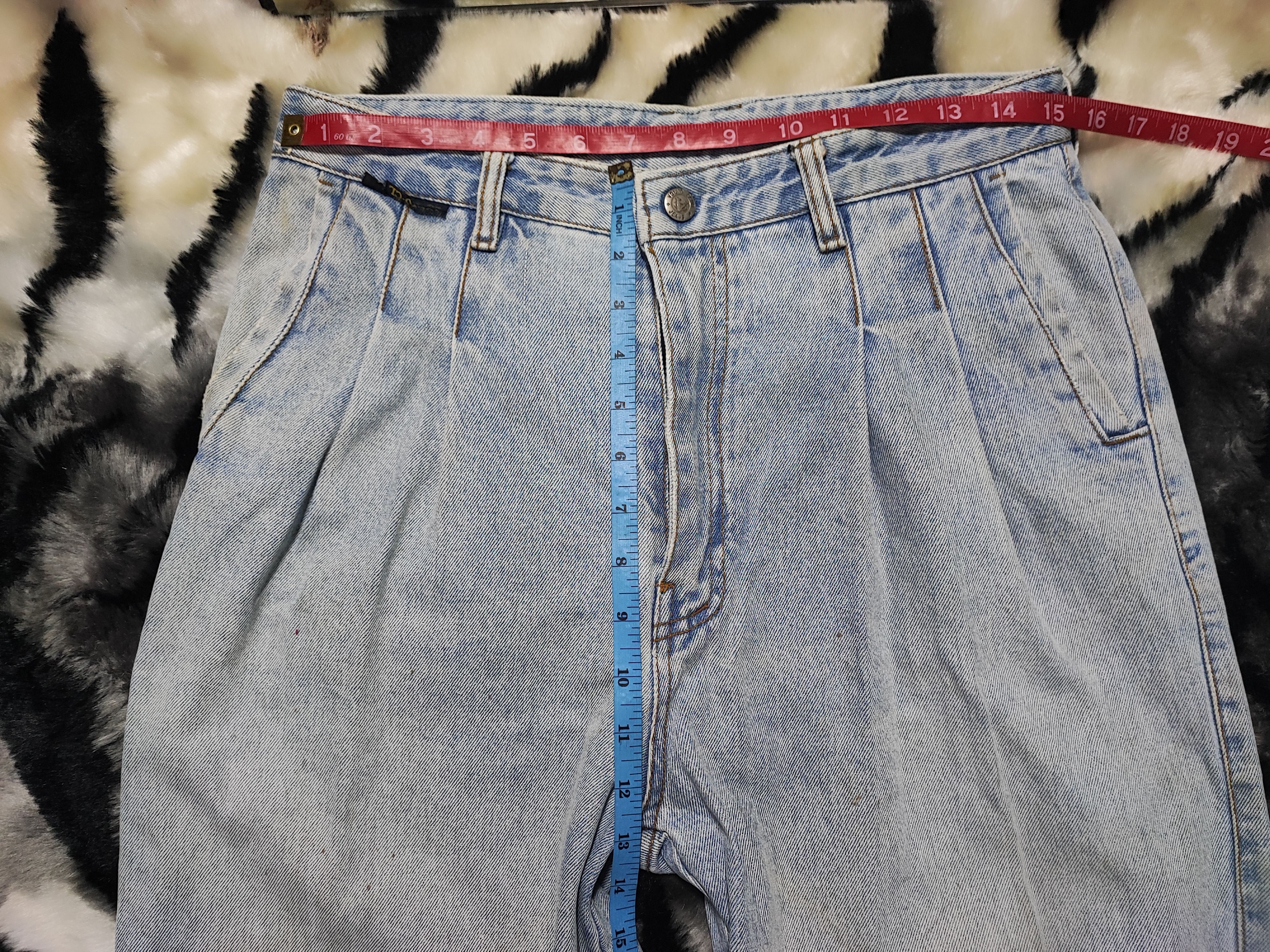 Vintage Volvo vintage y2k grunge faded blue skater baggy jeans Size US 30 / EU 46 - 13 Thumbnail