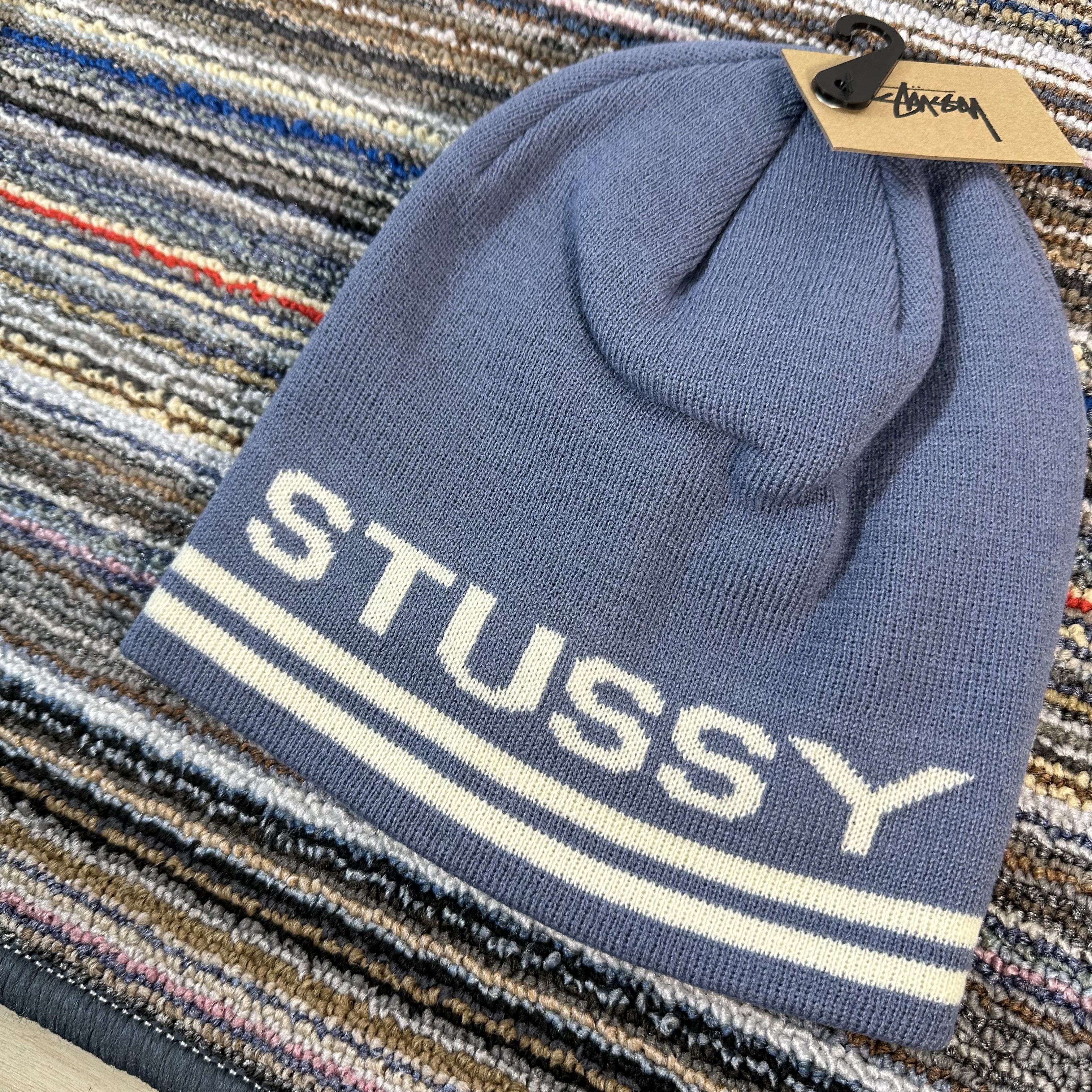 Stussy STUSSY STRIPE SKULLCAP BEANIE / FADED BLUE Size ONE SIZE - 2 Thumbnail