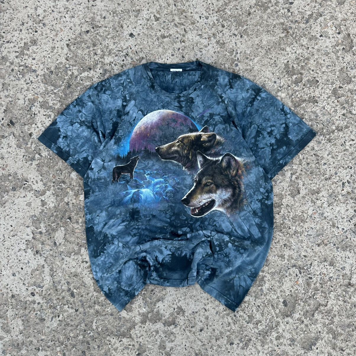 Y/Project VTG Japanese Style Polar Graphics USA T-shirt Wolf Tiedye Size US XXL / EU 58 / 5 - 1 Thumbnail