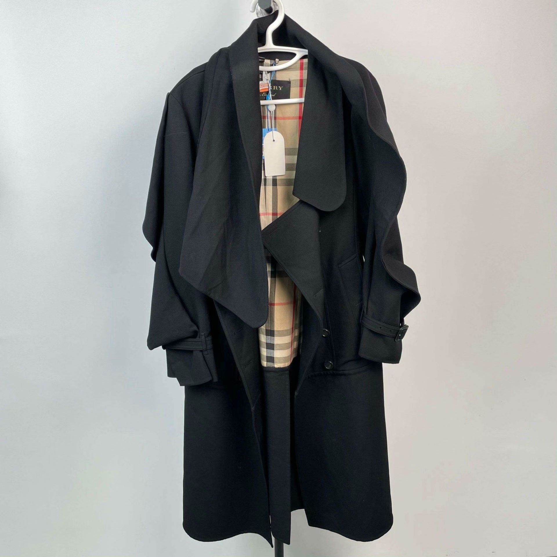 Burberry Burberry Wool Black Hoodie 2XS Men Size US XS / EU 42 / 0 - 1 Thumbnail