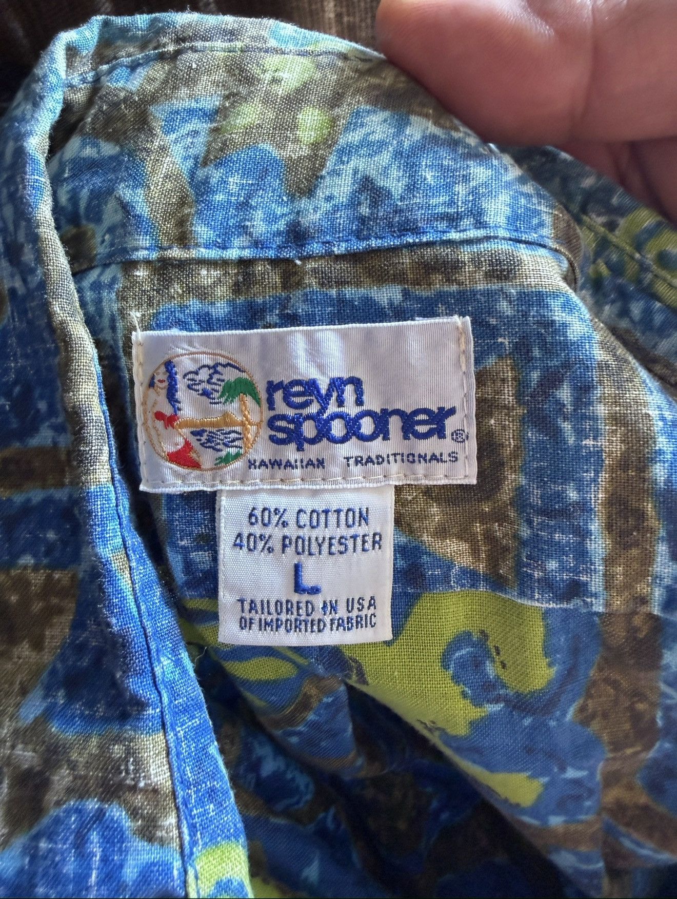 Reyn Spooner PreOwned Reyn Spooner Hawaiian Print Multicolored Men's L Size US L / EU 52-54 / 3 - 4 Thumbnail