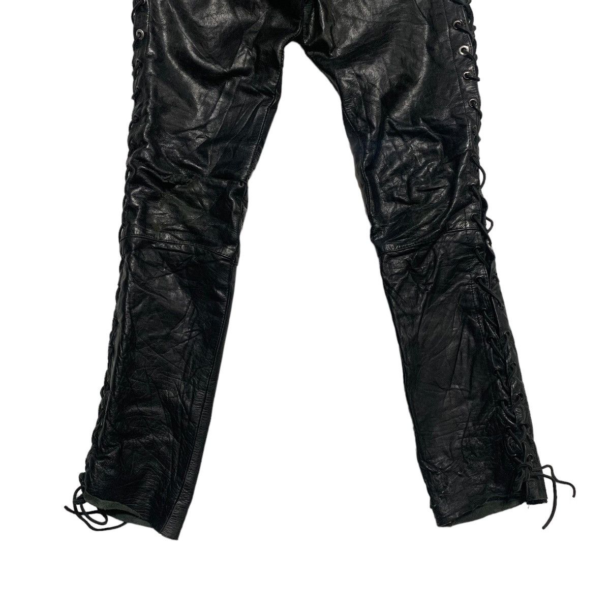 Japanese Brand Japanese Brand Nice Design Leather Pants Size US 30 / EU 46 - 2 Thumbnail