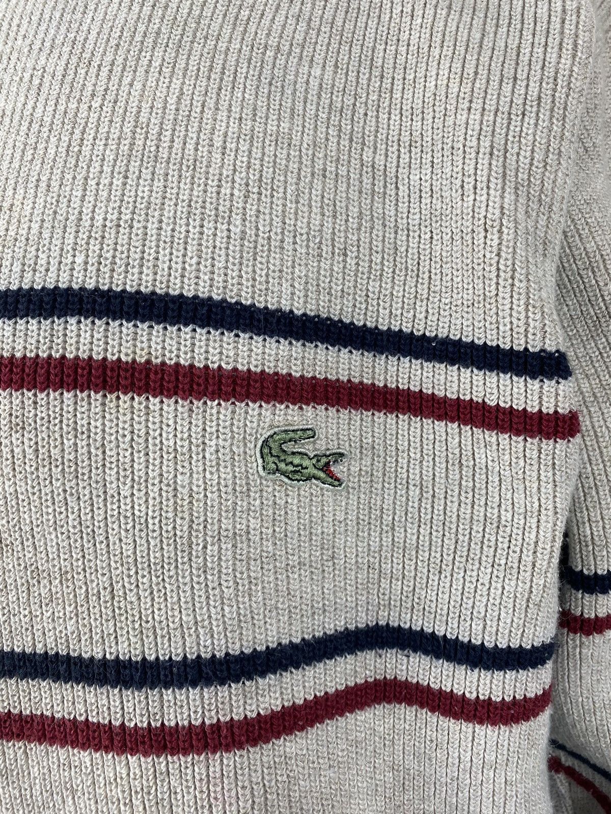 Lacoste × Vintage Men’s Vintage Lacoste Crew Neck Sweater size 6 Size US L / EU 52-54 / 3 - 3 Thumbnail