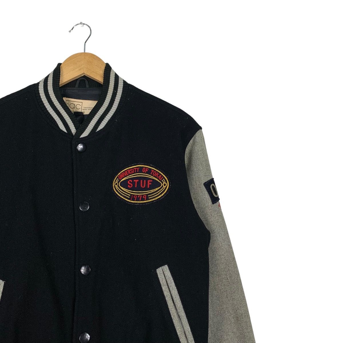 Japanese Brand y.jac UNIVERSITY OF TOKAI Wool Varsity Jacket #1061-C48 Size US L / EU 52-54 / 3 - 5 Thumbnail