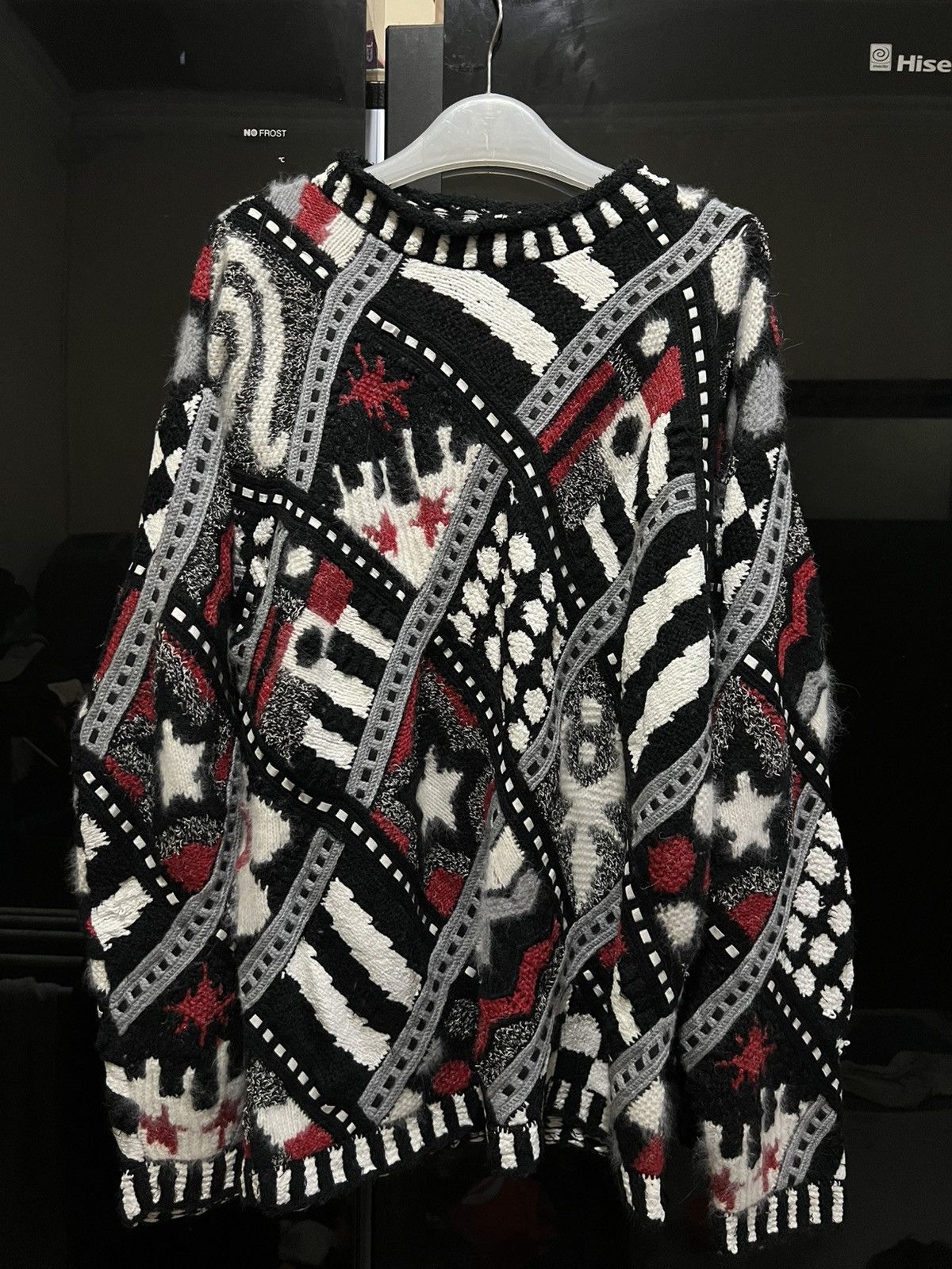 Yoshiyuki Konishi Archive Rare Artwork Yoshiyuki Konishi 3D Hand Knit Size US L / EU 52-54 / 3 - 2 Thumbnail