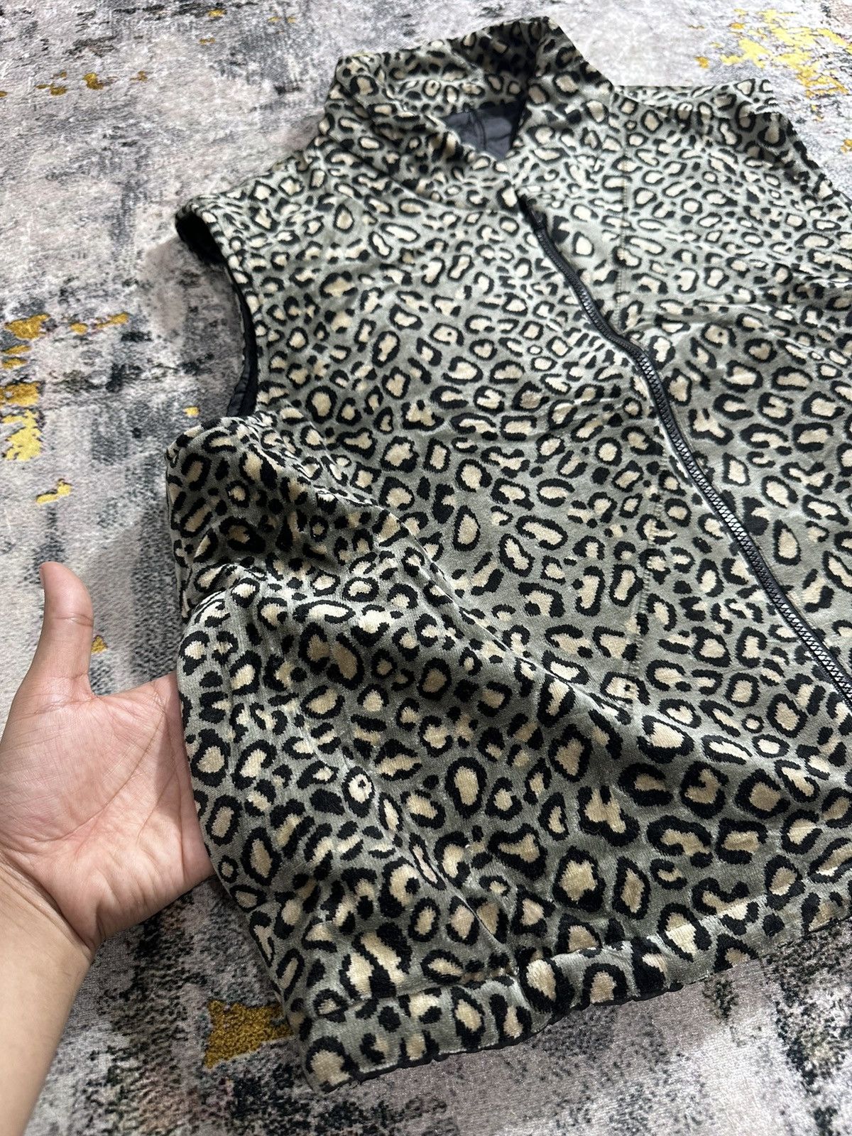 Beauty Beast × Hysteric Glamour × Japanese Brand CRAZY LEOPARD SUEDE VEST JACKET IF SIX WAS NINE LGB STYLE Size US XL / EU 56 / 4 - 3 Thumbnail