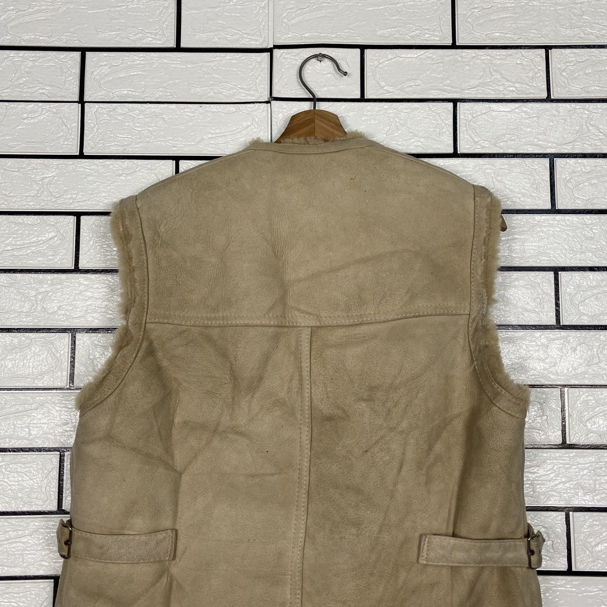 Japanese Brand 📌Vintage Blanket Shearling Leather Jacket Issey Miyake Size US M / EU 48-50 / 2 - 11 Thumbnail