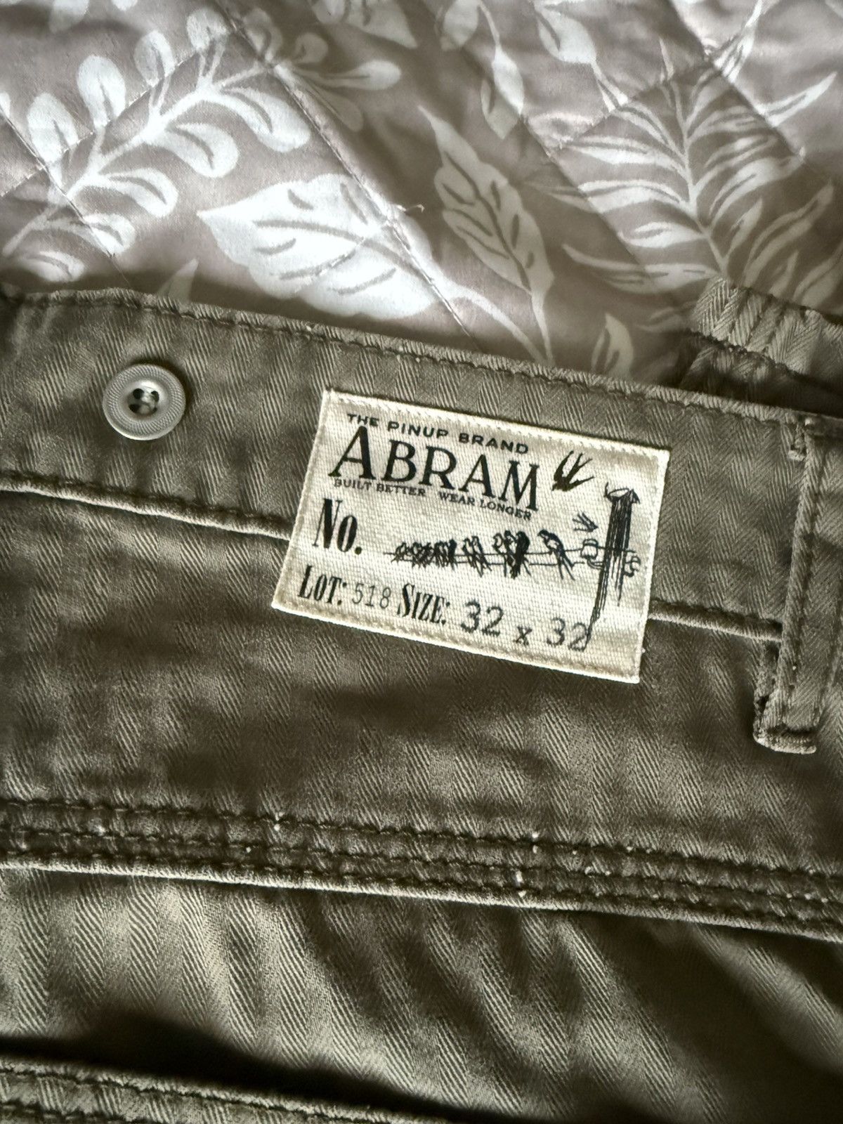 Other PINUP RAGS ABRAM OLIVE HBT PANT Size US 32 / EU 48 - 6 Thumbnail