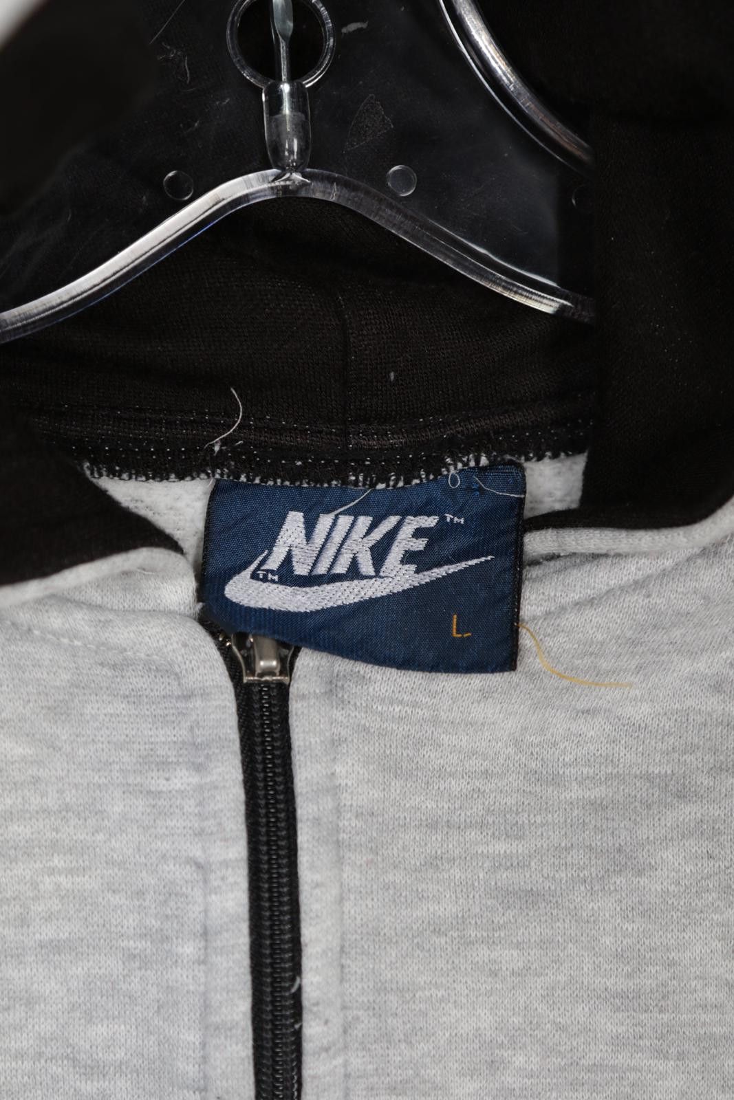 Nike 80's Nike Stripe Logo Zip-up Hoodie Size ONE SIZE - 4 Thumbnail