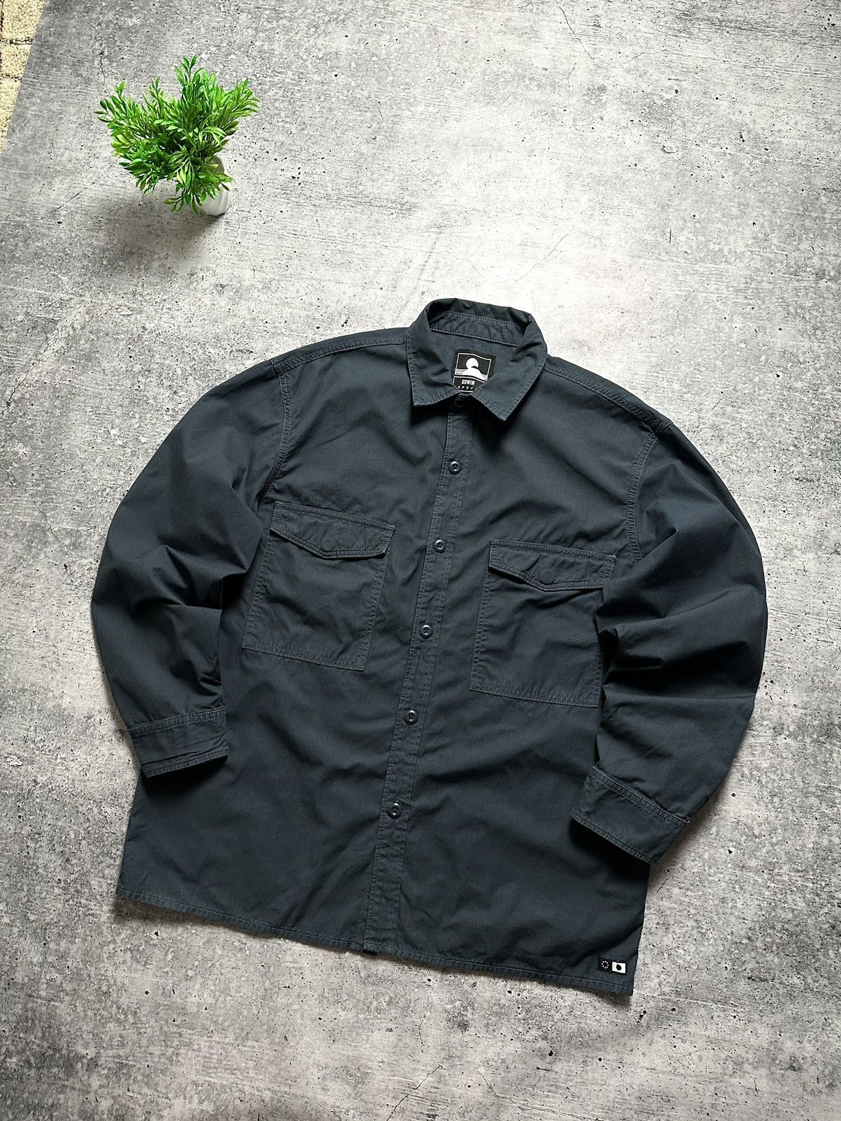 Edwin Edwin Y2K Trucker Big Shirt LS Jacket Japanese Hype Size US XL / EU 56 / 4 - 2 Thumbnail