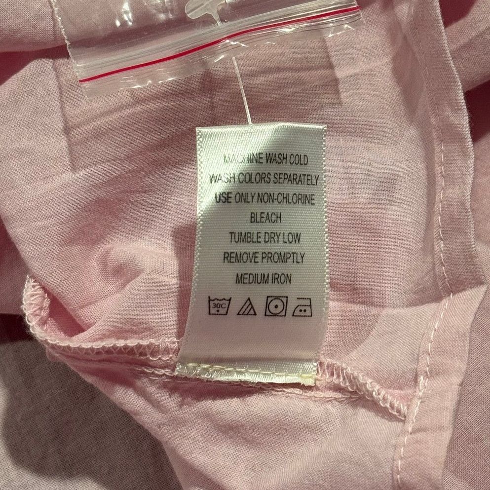 Other NEW Woman Within Top Plus Size 3X Pink Pintuck Lightweight Size 3XL / US 20-22 - 6 Thumbnail