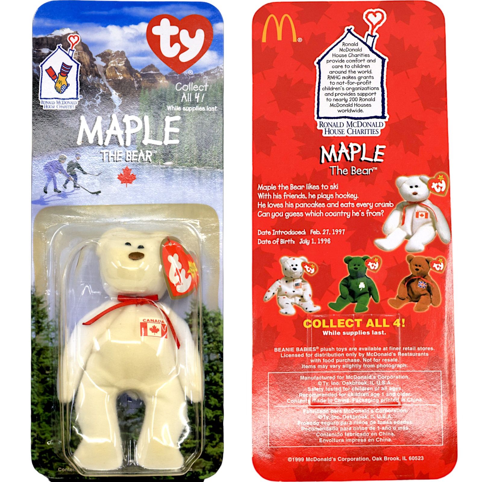 Other Teenie Beanie Babies 1999 Country Bears x McDonald's - All 4 Size ONE SIZE - 7 Thumbnail