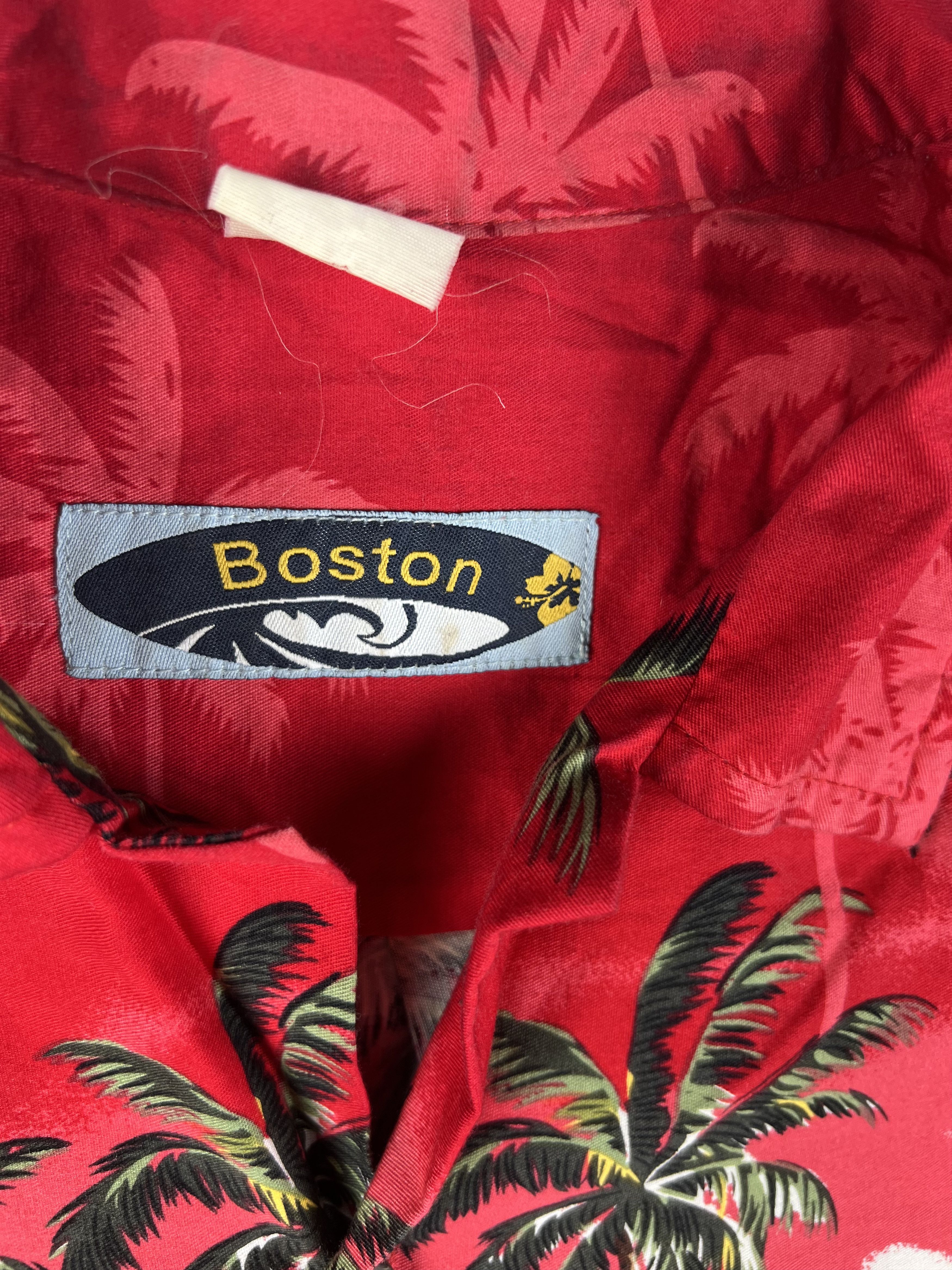 Vintage Vintage Hawaiian Shirt Boston L Size US L / EU 52-54 / 3 - 3 Thumbnail