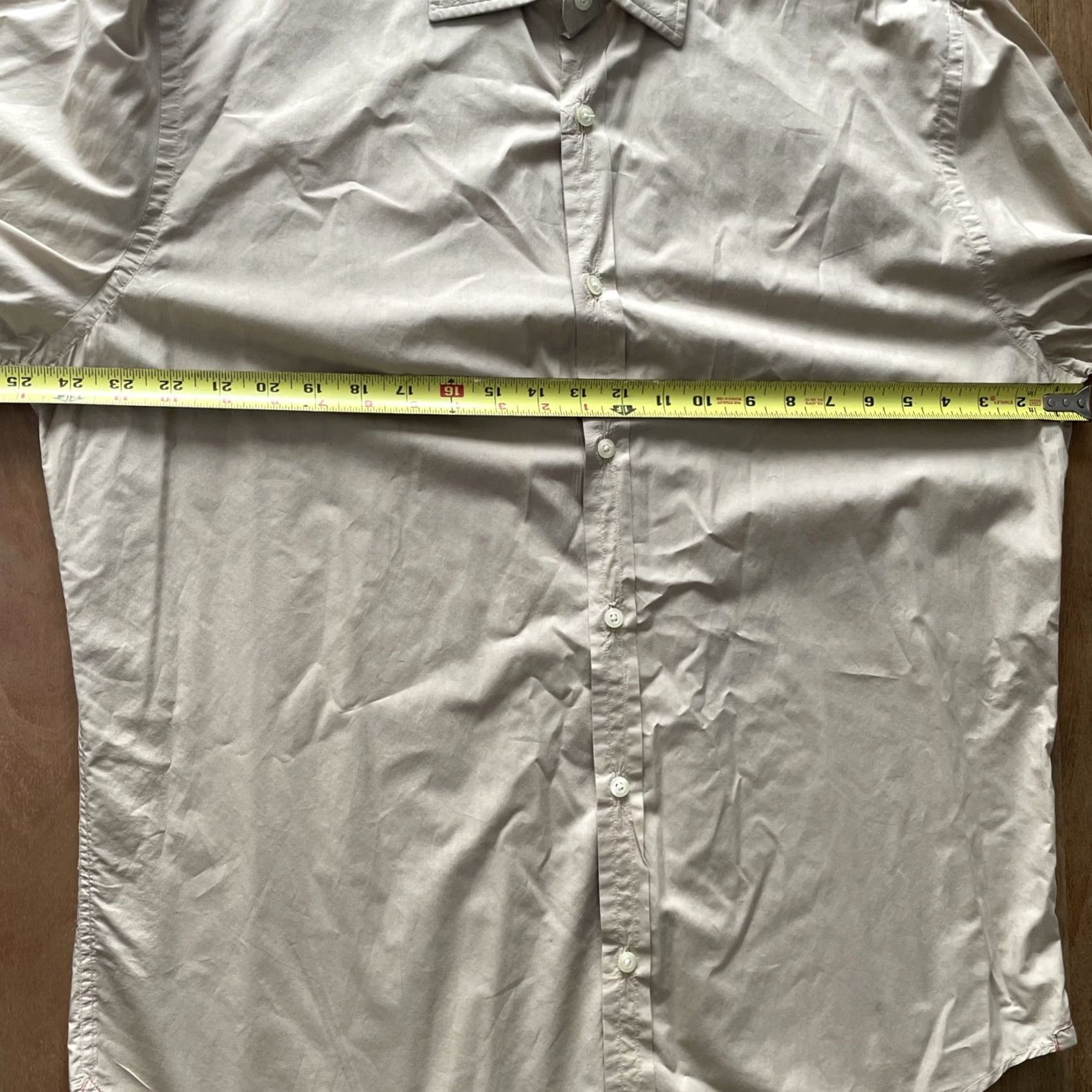 Hartford Hartford Shirt Men’s 2XL Beige Button Up Regular Fit Long Sleeve Casual Classic Shirt Mens Size US XXL / EU 58 / 5 - 7 Thumbnail