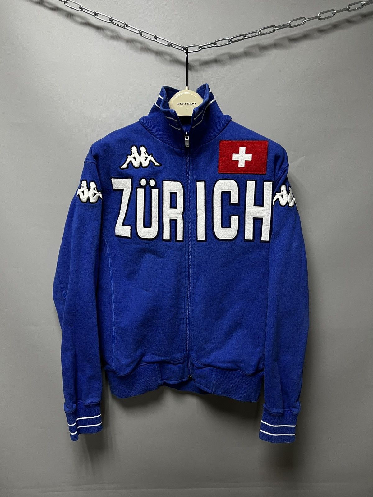 Kappa Vintage Kappa Zip Sweatshirt 00’s, Switzerland Zurich RARE Size US S / EU 44-46 / 1 - 1 Thumbnail