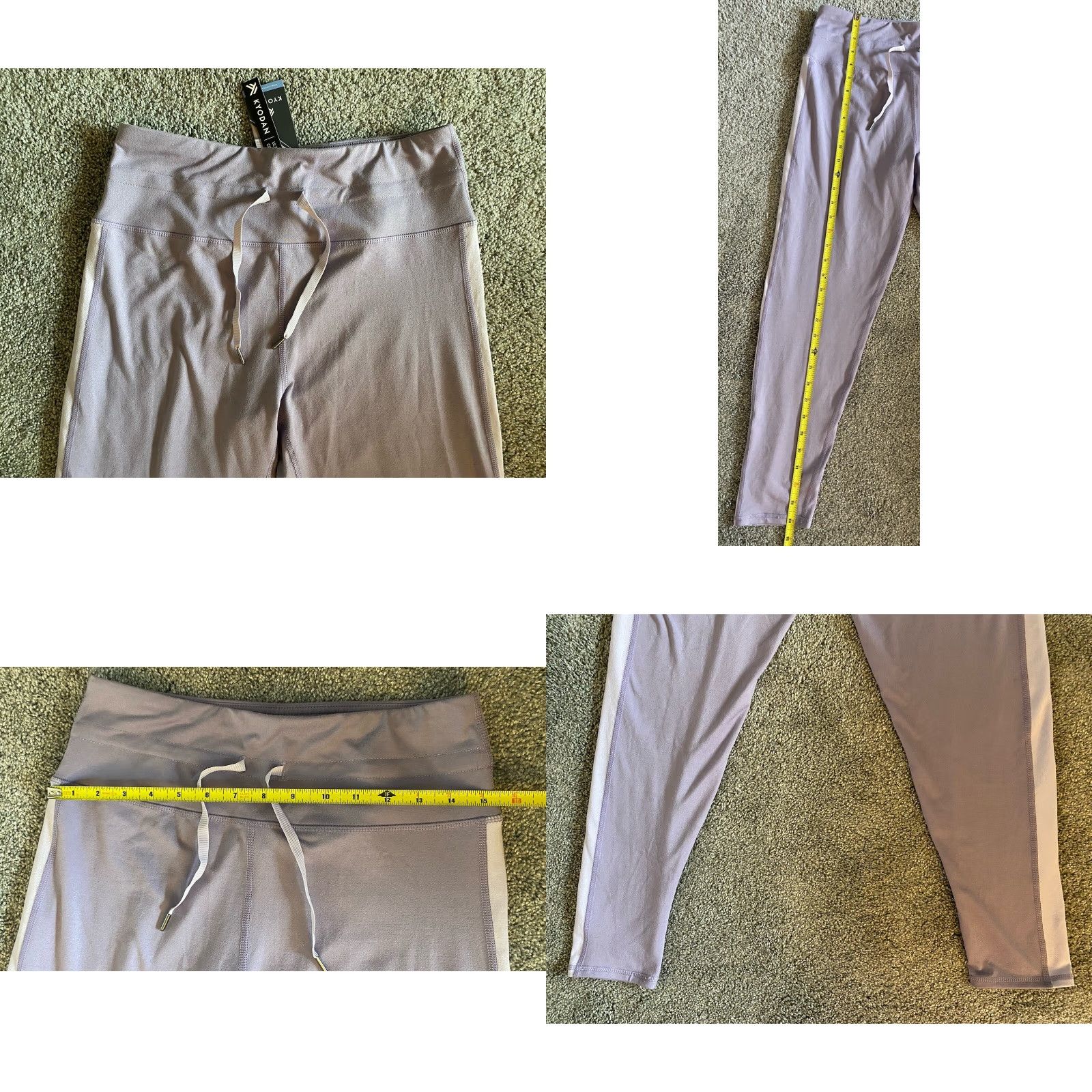 Kyodan NWT Kyodan Pants Women Purple High Waist Ultra Soft L Athleisure Regular Size L Size 36" / US 14 / IT 50 - 8 Thumbnail