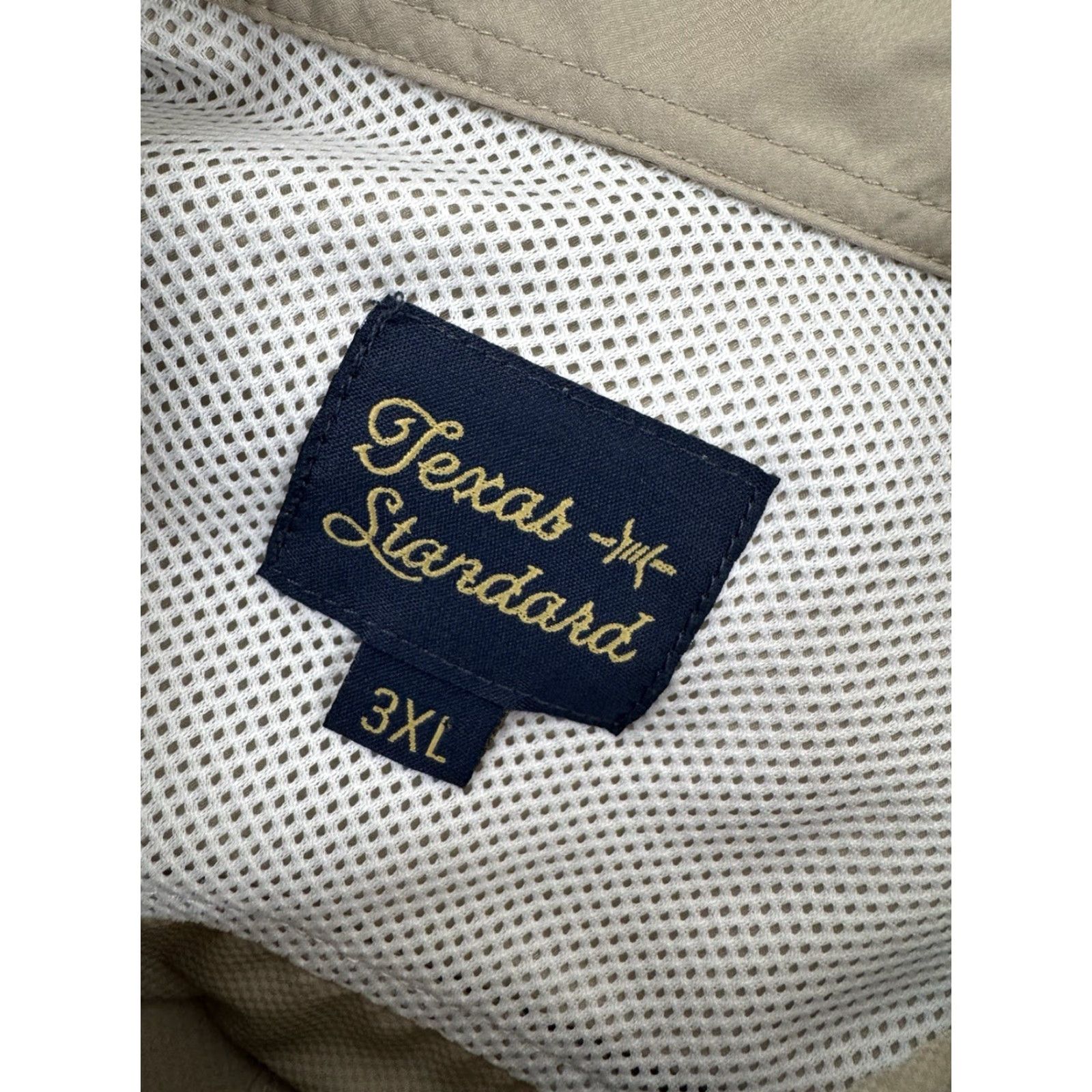 Vintage TEXAS STANDARD - Embroidered 3XL Performance Vented Fishing Hunting Shirt - EXC Shirt Men 3XL Beige Western Embroidered J9 Size US XXL / EU 58 / 5 - 4 Thumbnail