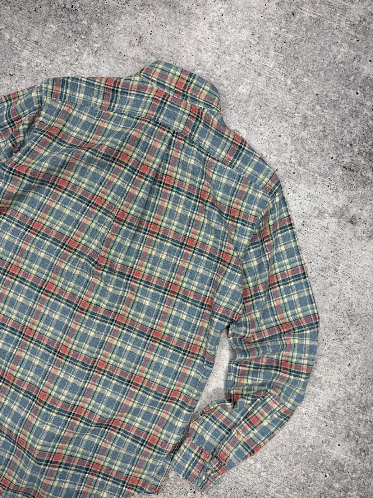 Polo Ralph Lauren × Vintage Vintage Y2K Style Ralph Lauren Plaid Checkered Flannel Shirt Size US S / EU 44-46 / 1 - 17 Thumbnail