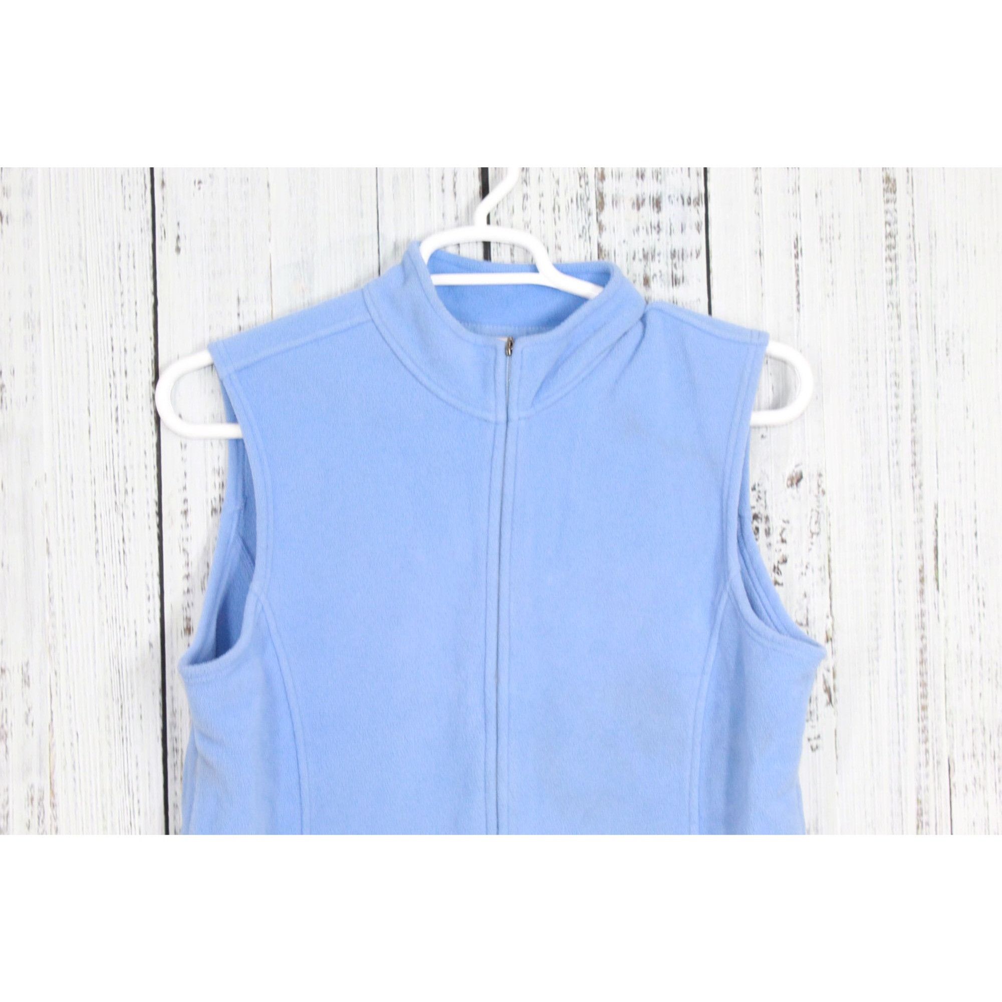 L.L. Bean LL Bean Mountain Fleece Vest Light Blue Women’s XL Size XL / US 12-14 / IT 48-50 - 2 Thumbnail