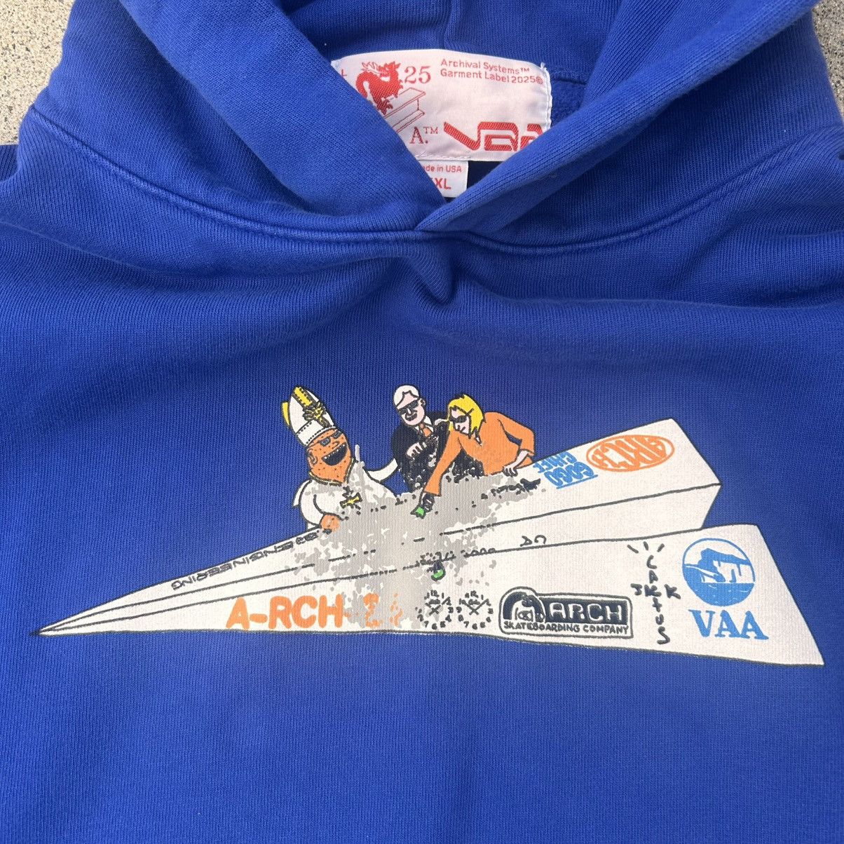 Travis Scott × Virgil Abloh Virgil Abloh Cactus Jack x ARCH Paper Plane Hoodie Size US XXL / EU 58 / 5 - 3 Thumbnail