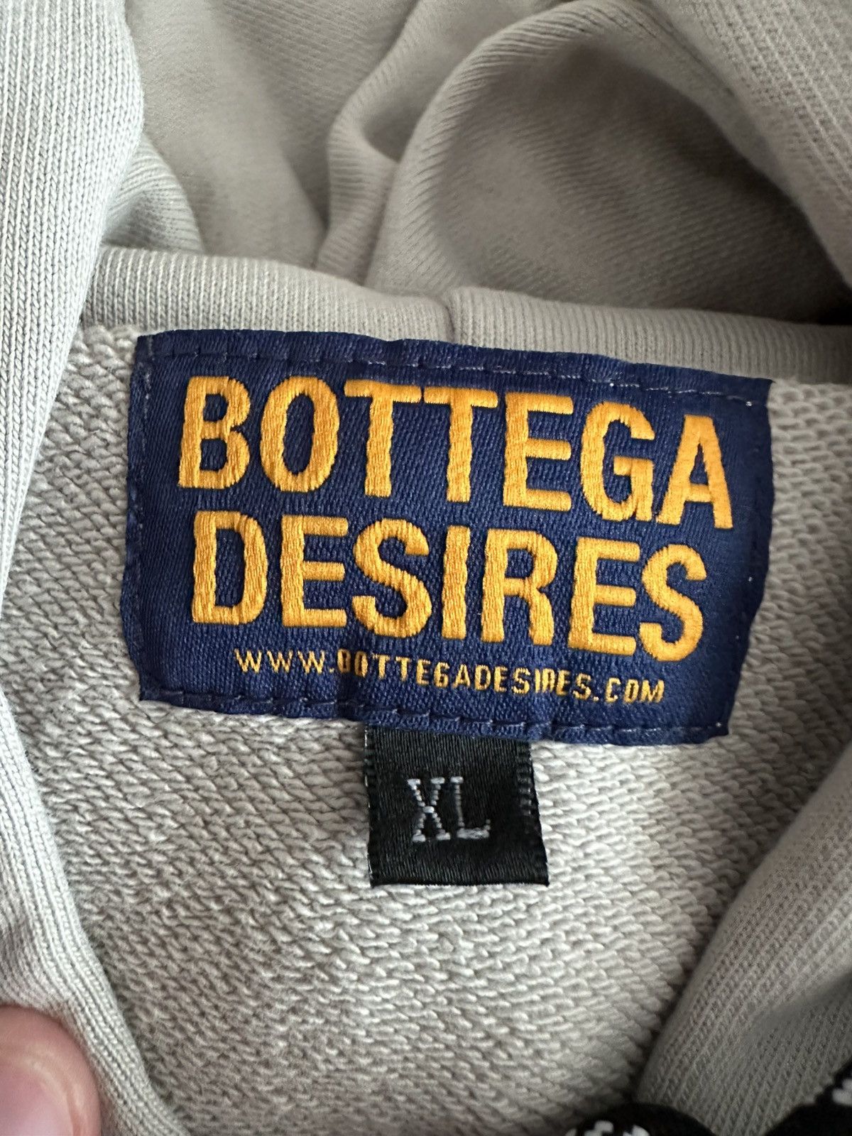 Bottega Desires Bottega Desires Grey Tech Jacket Size US XL / EU 56 / 4 - 5 Thumbnail