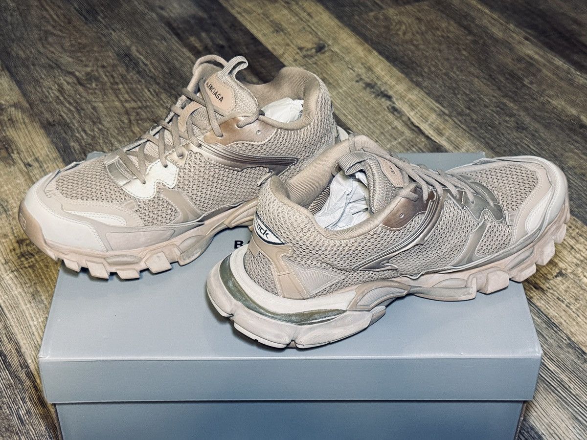 Balenciaga Balenciaga Track 3 Sneakers Tricolor Beige NIB EU 45/US 12 Size US 12 / EU 45 - 2 Thumbnail