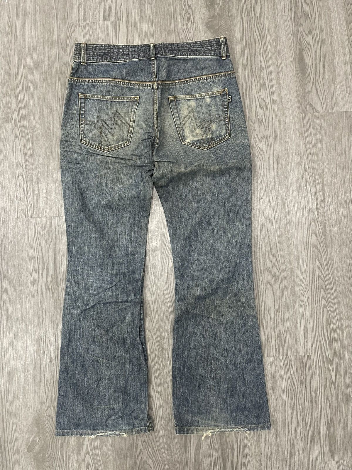 Japanese Brand × Morgan Homme Morgan Homme Flare Denim Size US 33 - 3 Thumbnail