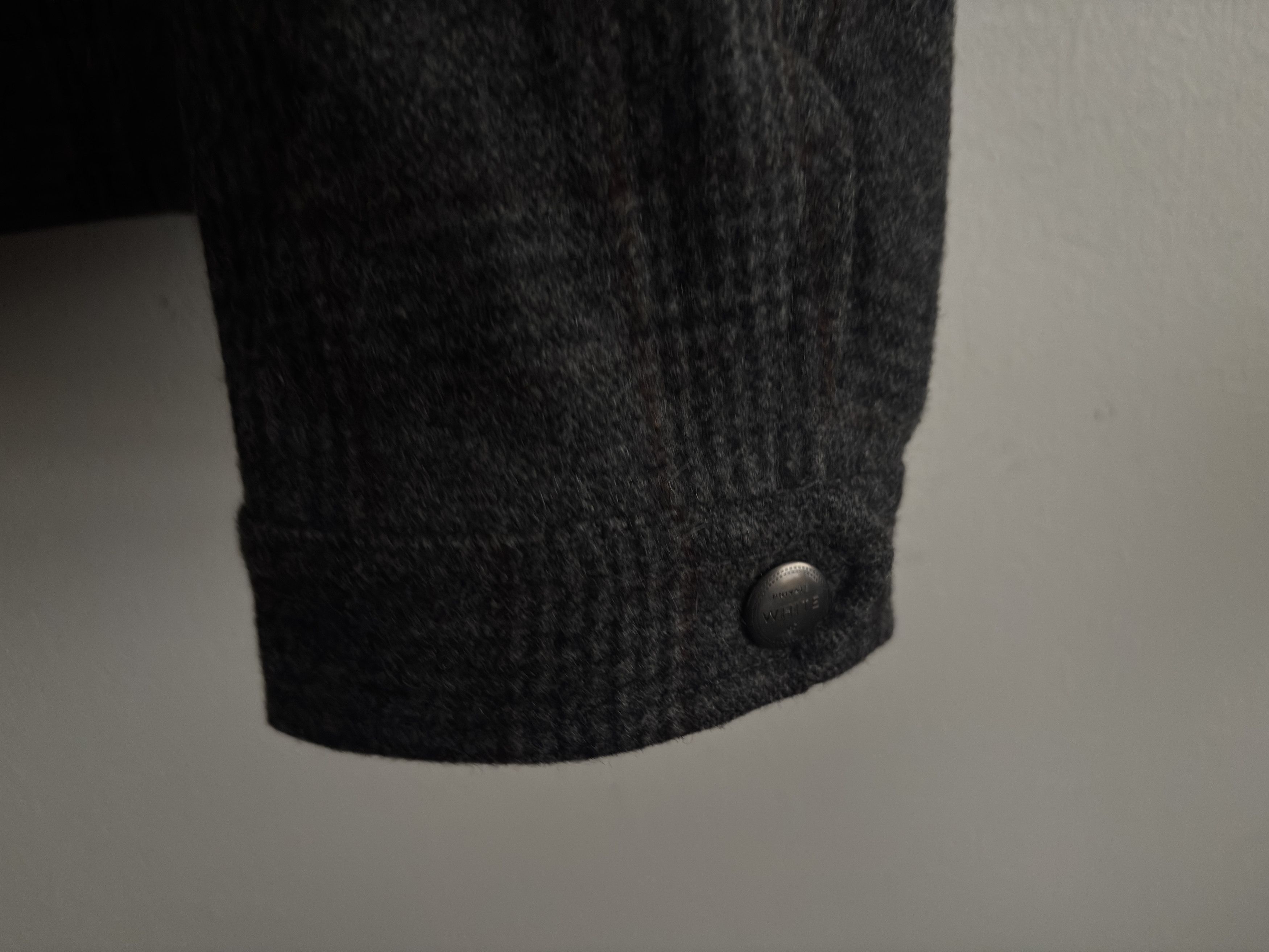 Private White V.C. $750 Mr.Porter Check Wool A-2 Bomber Jacket --6/ Large -XL Size US L / EU 52-54 / 3 - 11 Thumbnail