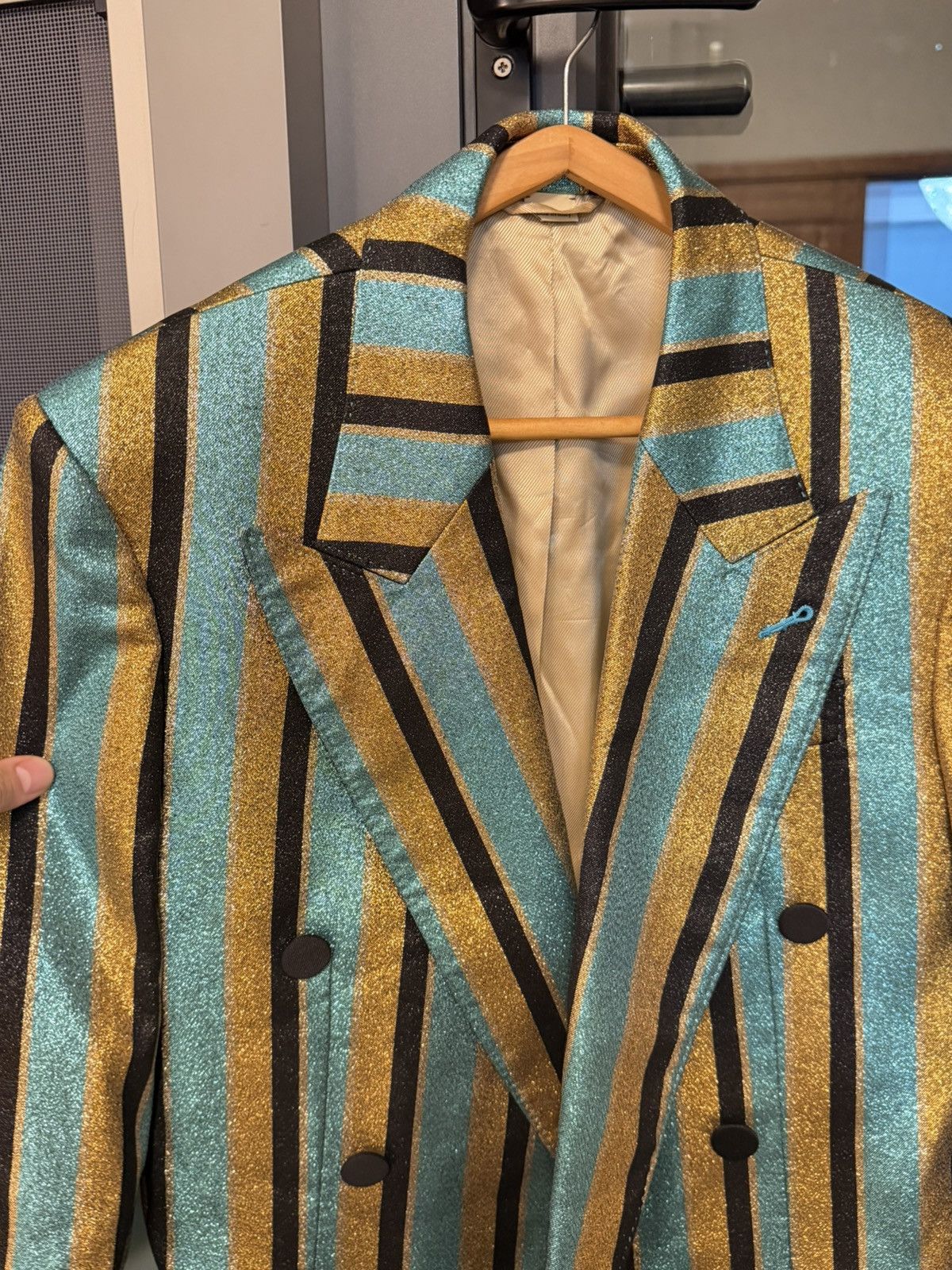 Gucci GUCCI runway Striped Jacket Size 46L - 5 Thumbnail