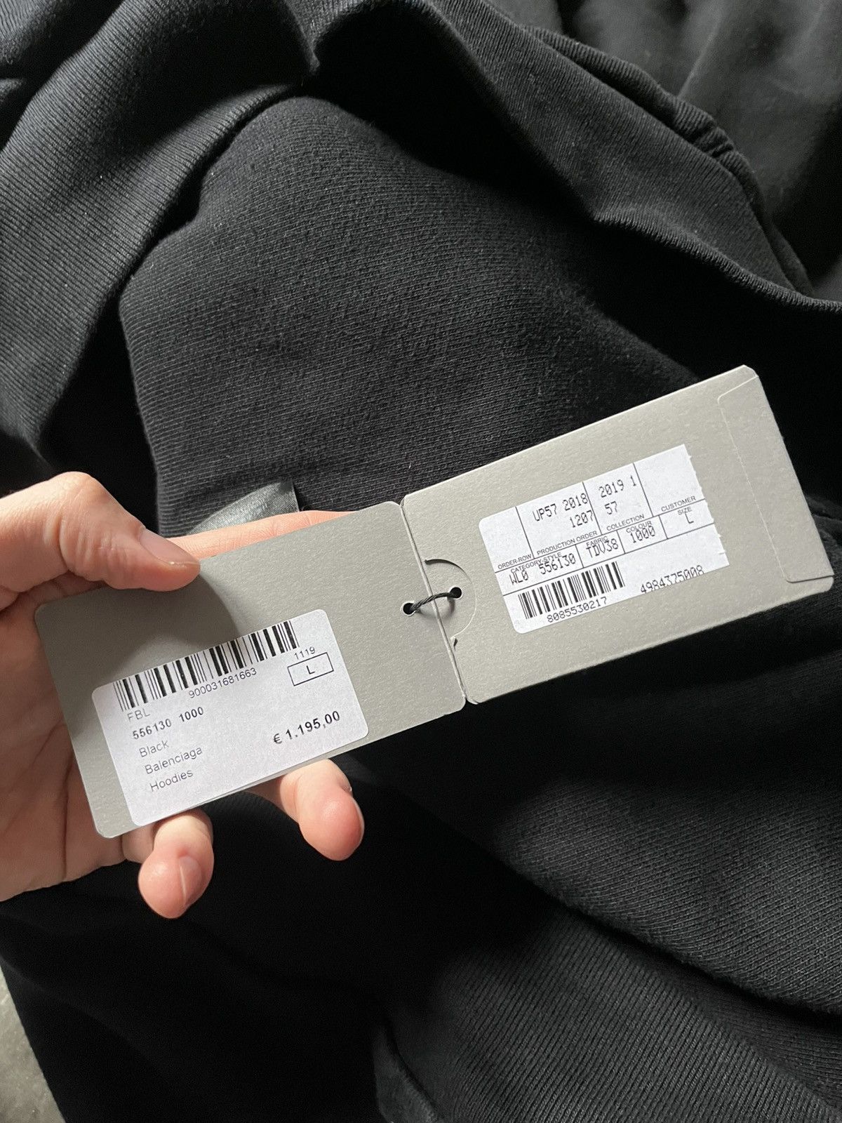 Balenciaga Balenciaga Speed Hunter hoodie double layer black Size US L / EU 52-54 / 3 - 13 Thumbnail