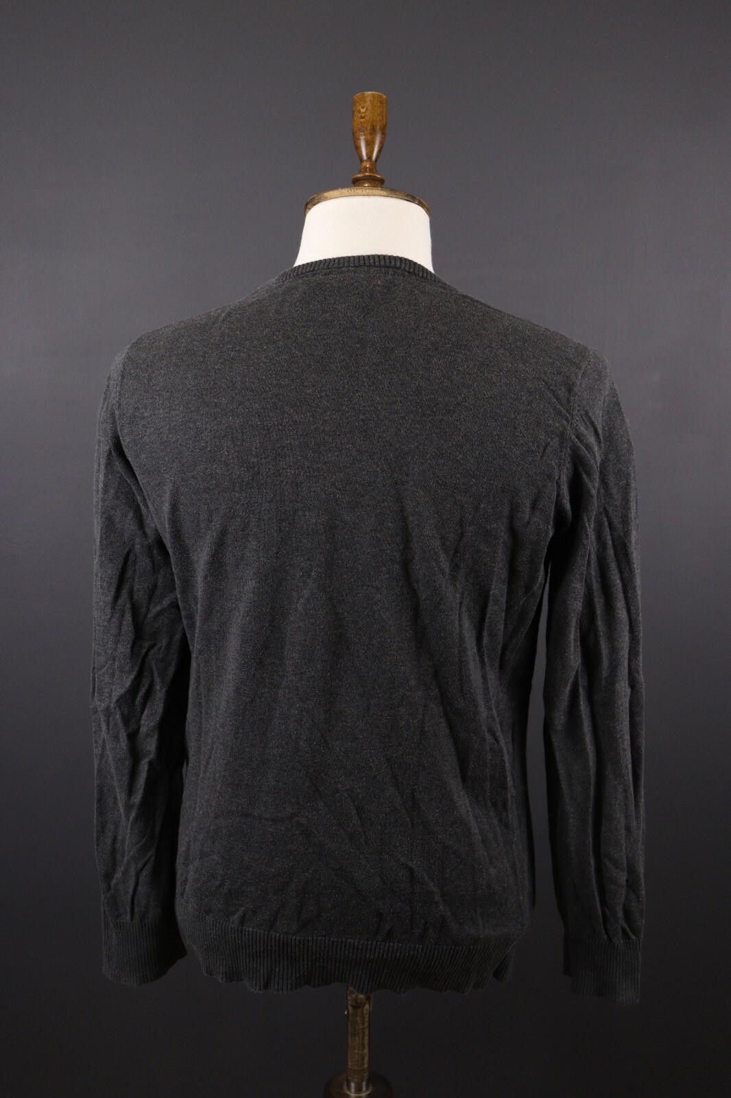 Naketano Naketano World Gray Cotton Knit Long Sleeve Sweater Size L Size US L / EU 52-54 / 3 - 7 Thumbnail