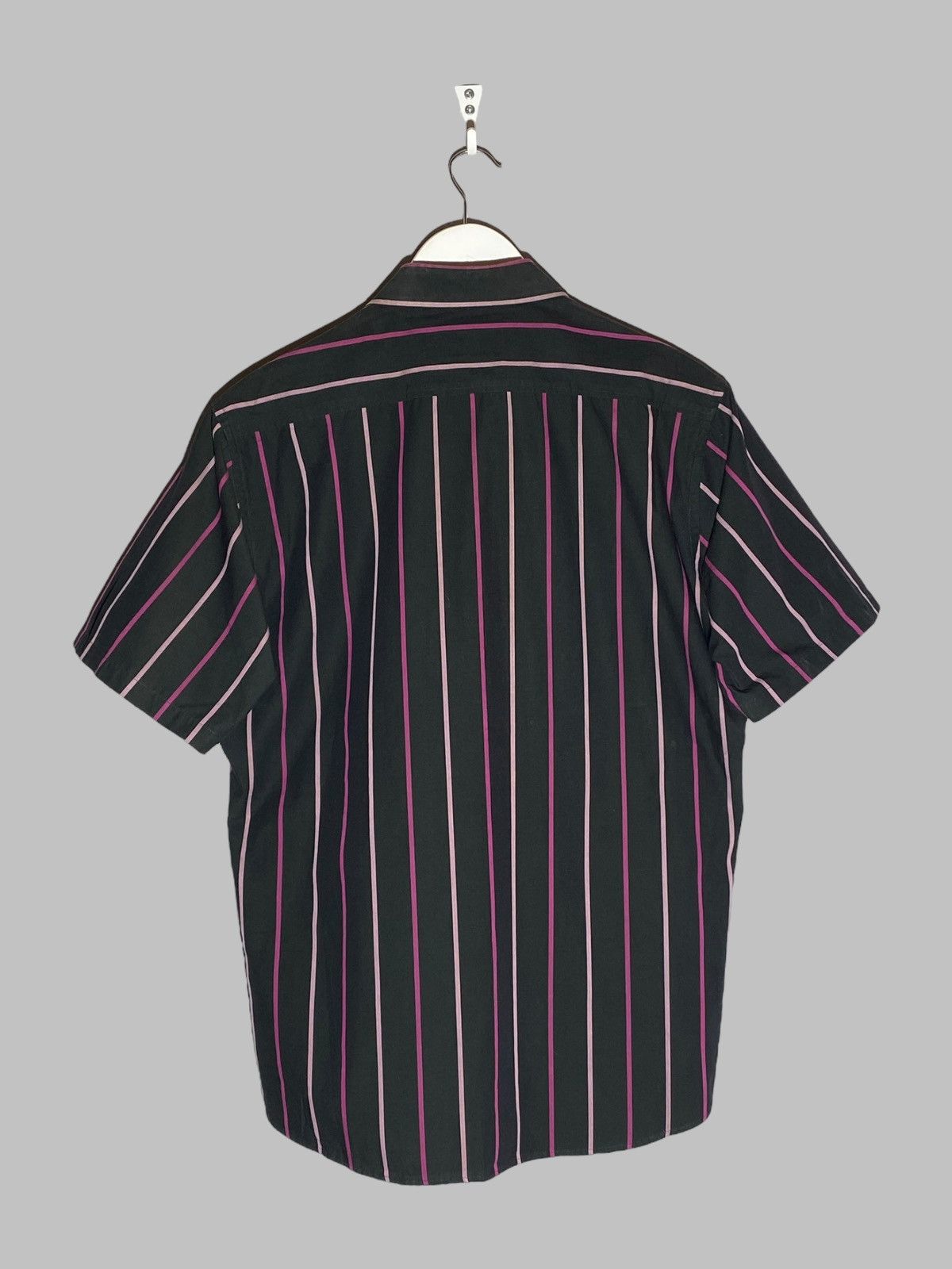 Yves Saint Laurent VIntage Yves Saint Laurent YSL Logo Striped Shirt 90s Size US L / EU 52-54 / 3 - 2 Thumbnail