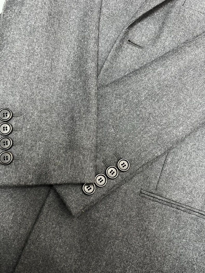 Saint Laurent Paris Saint Laurent Paris Black wool coat-2506 Size US M / EU 48-50 / 2 - 5 Thumbnail