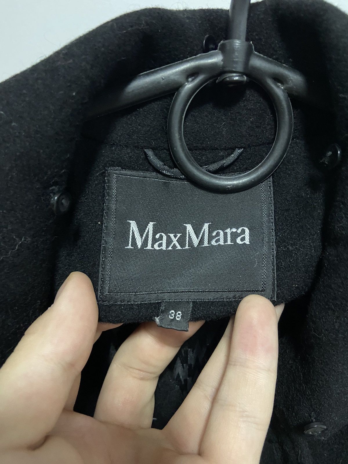 Max Mara × Vintage Max Mara cashmere coat vintage buttons pocket women Size XS / US 0-2 / IT 36-38 - 4 Thumbnail