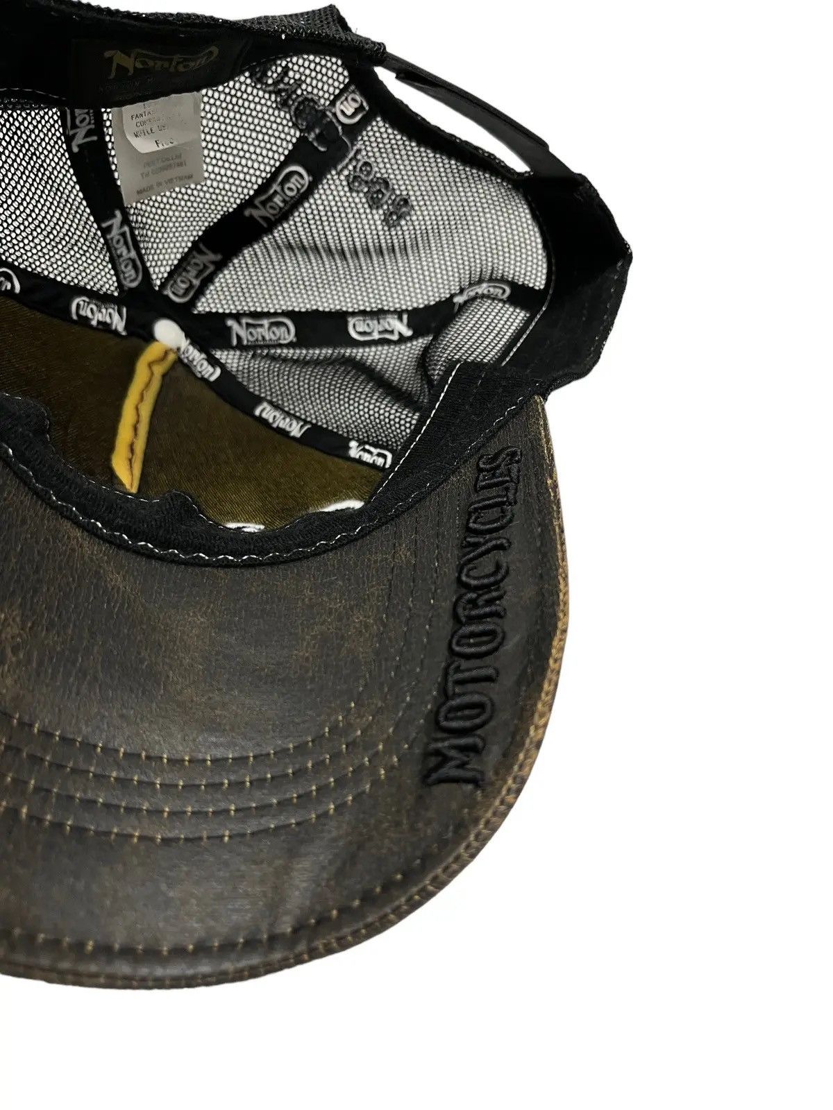 Norton 🔥Vintage 90’s NORTON MOTORCYCLES Good Oldies Trucker Hat Size ONE SIZE - 12 Thumbnail