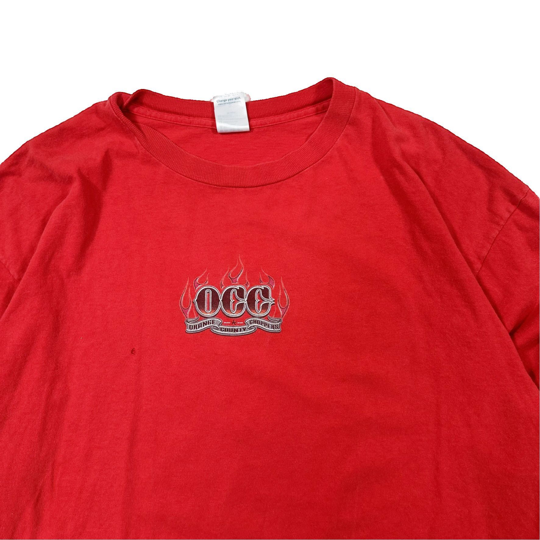 Vintage Vintage Orange County Choppers Long Sleeve Graphic T Shirt Size US XL / EU 56 / 4 - 2 Thumbnail